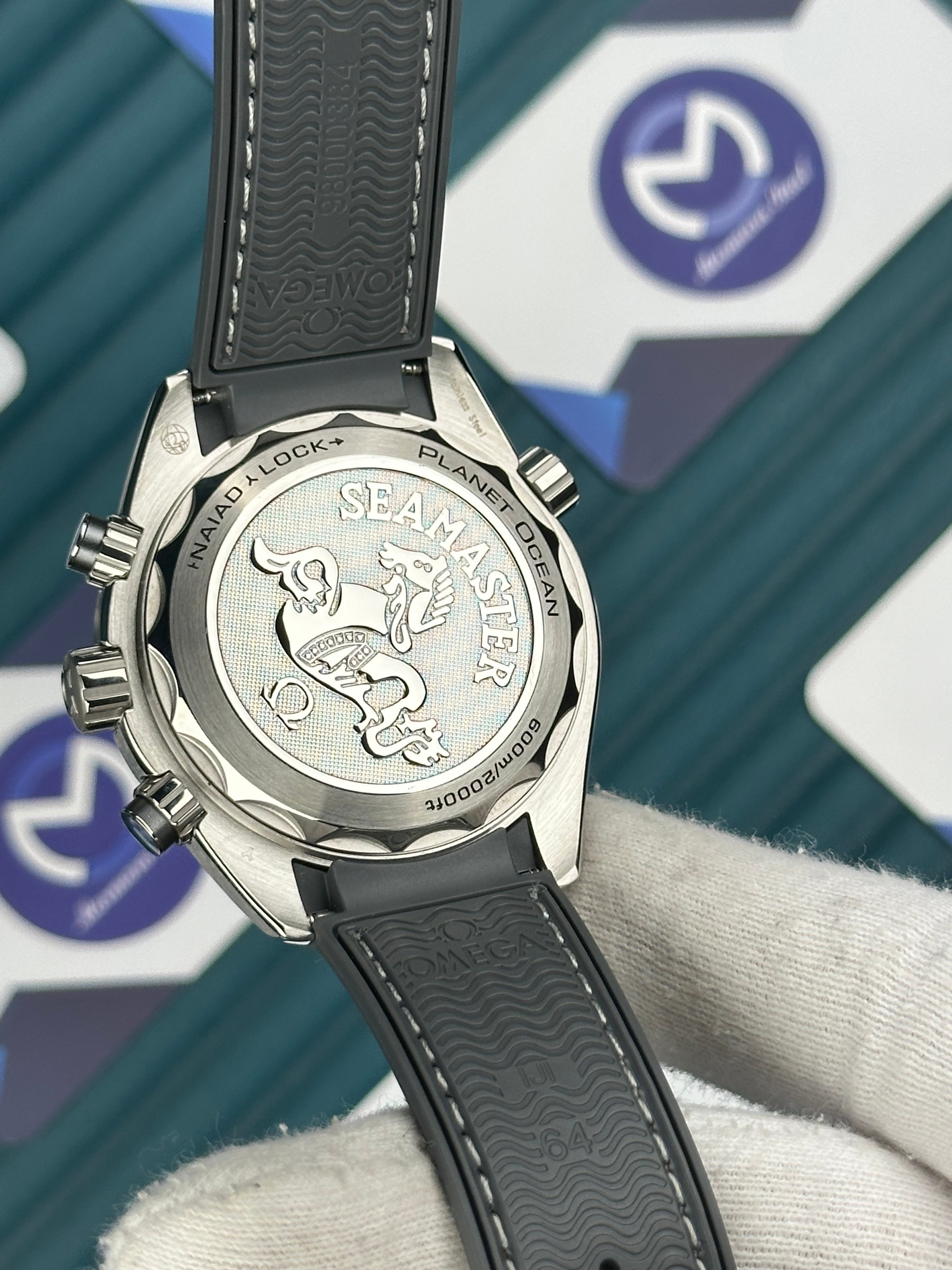 Omega Seamaster Planet Ocean PVD Çift Fonksiyon Gri 