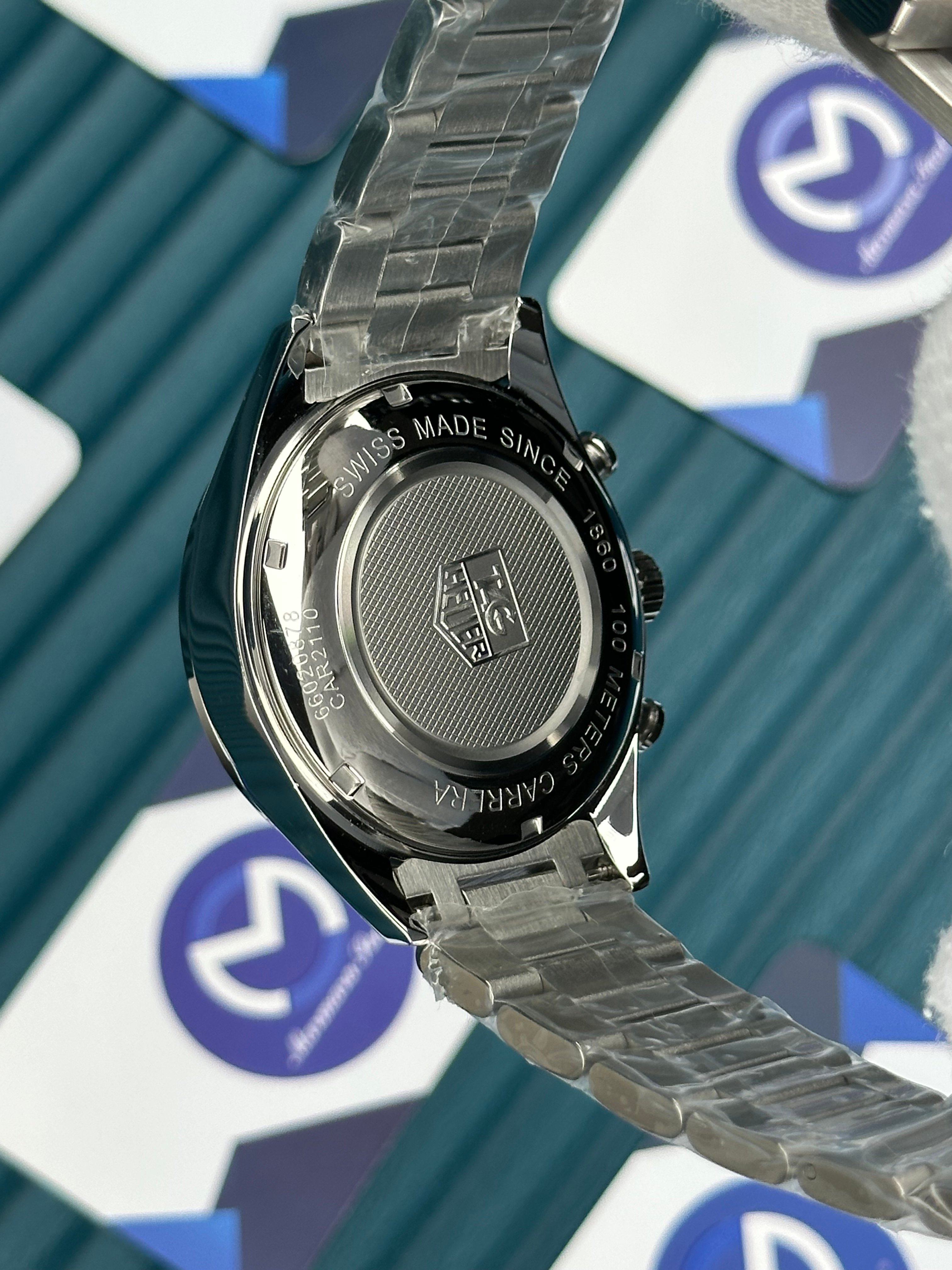 Tagheuer Carrera Fonksiyonlu Gri Kadran