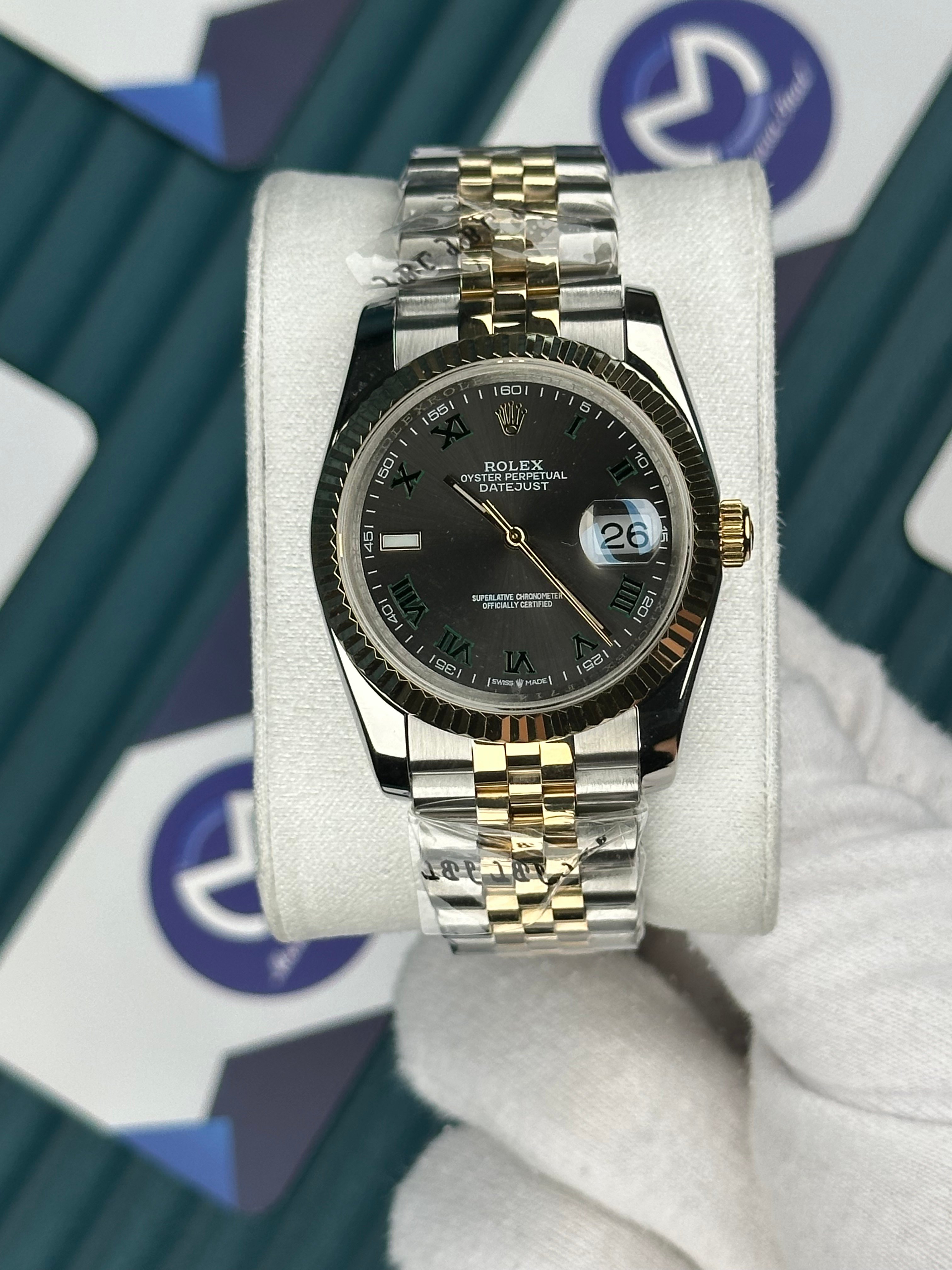 ROLEX 36 ARDUVAZ GOLD-SILVER JUBILEE