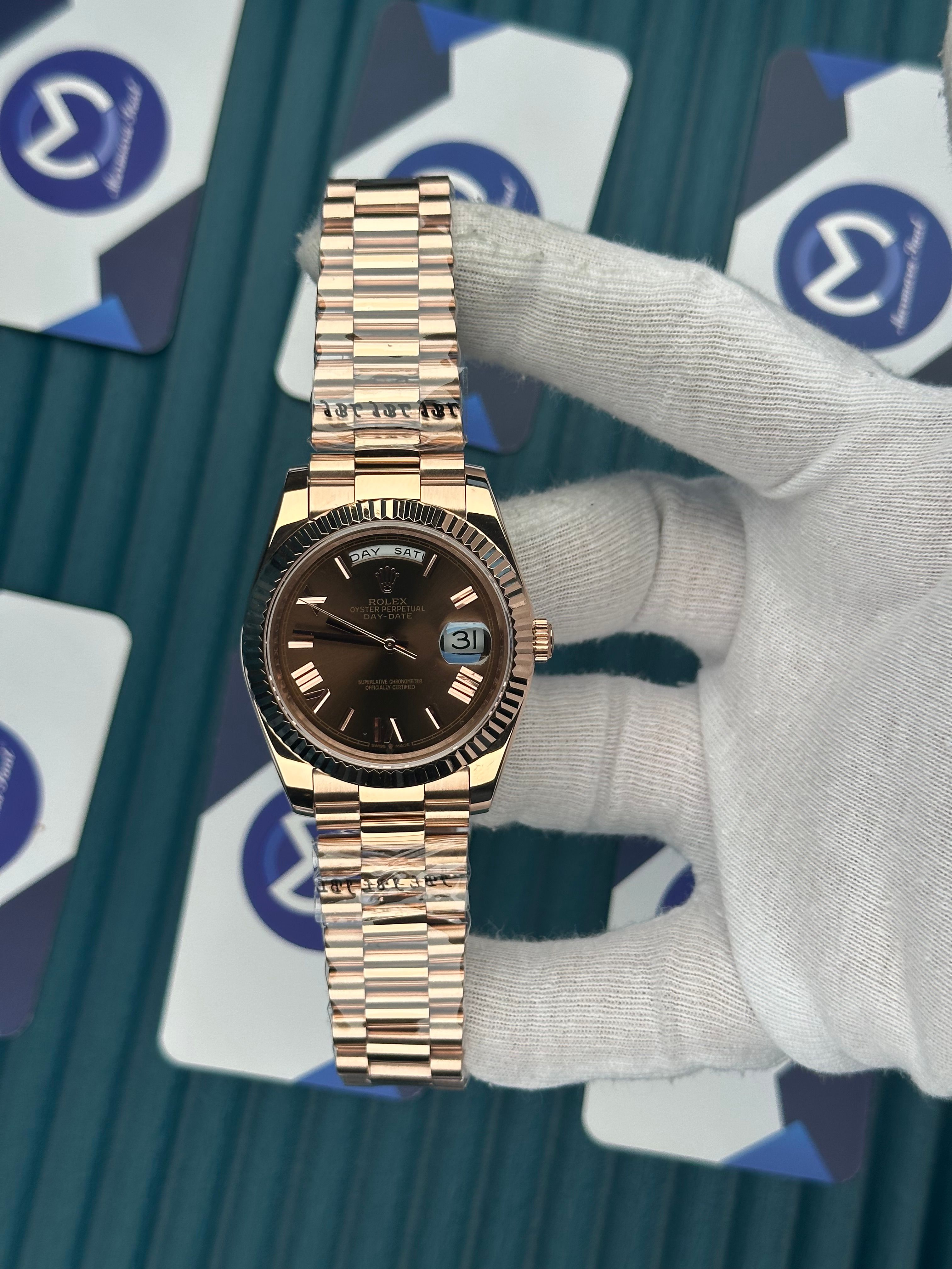 ROLEX DAY-DATE CHOCOLATE 