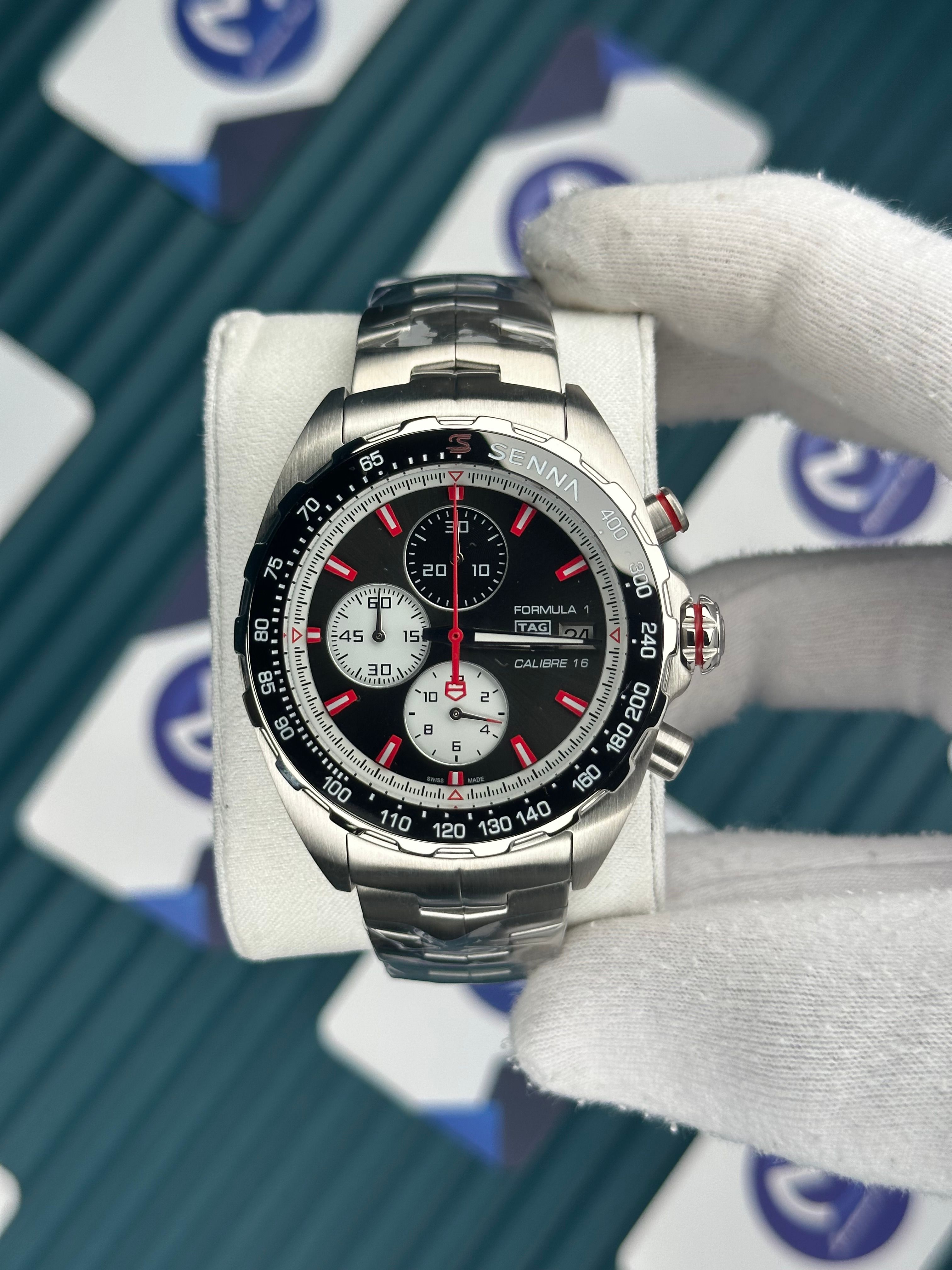 Tagheuer Carrera Formula 1 Calibre 16 Fonksiyonlu Siyah Kadran