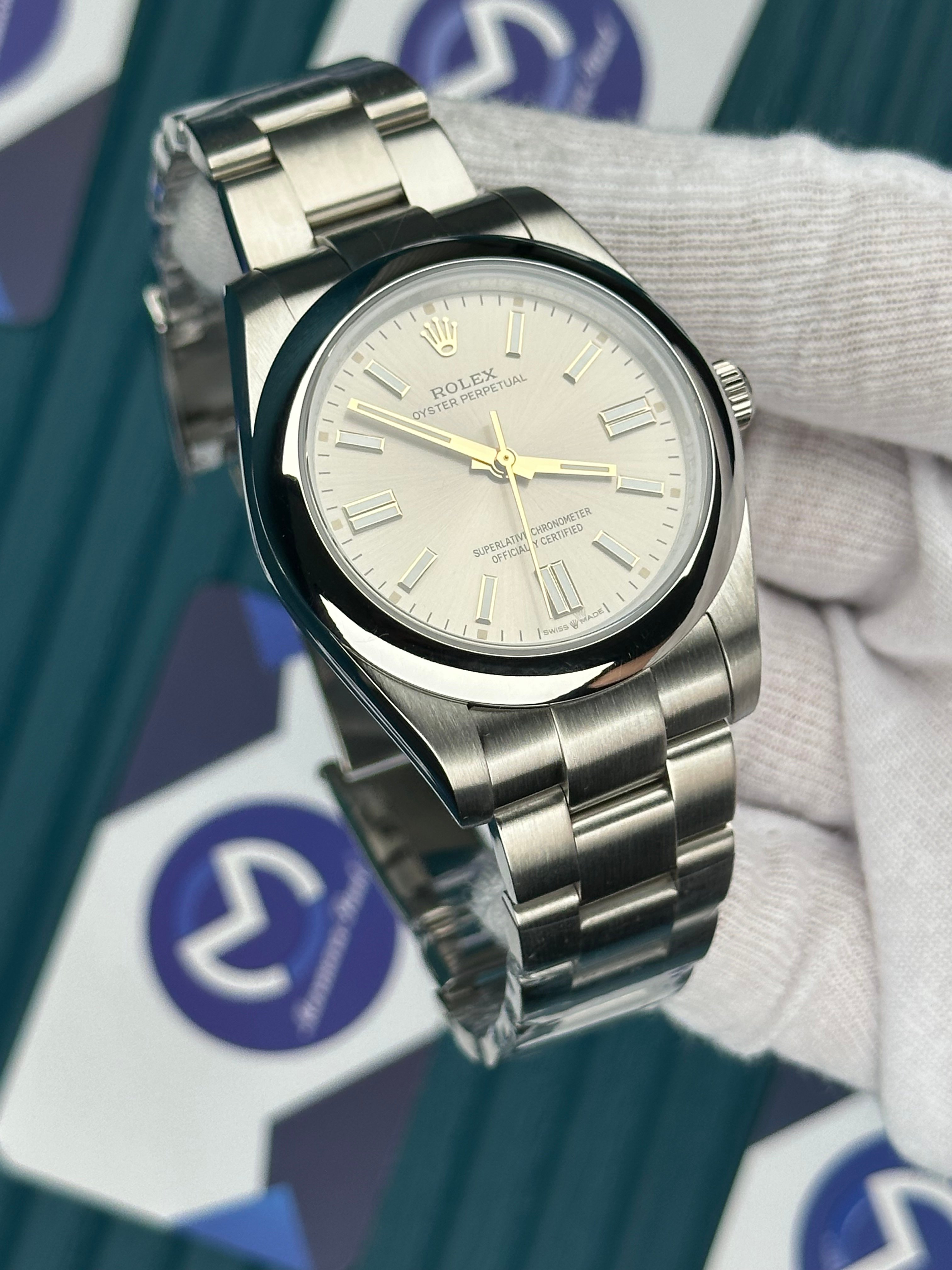 ROLEX OYSTER PERPETUAL GREY