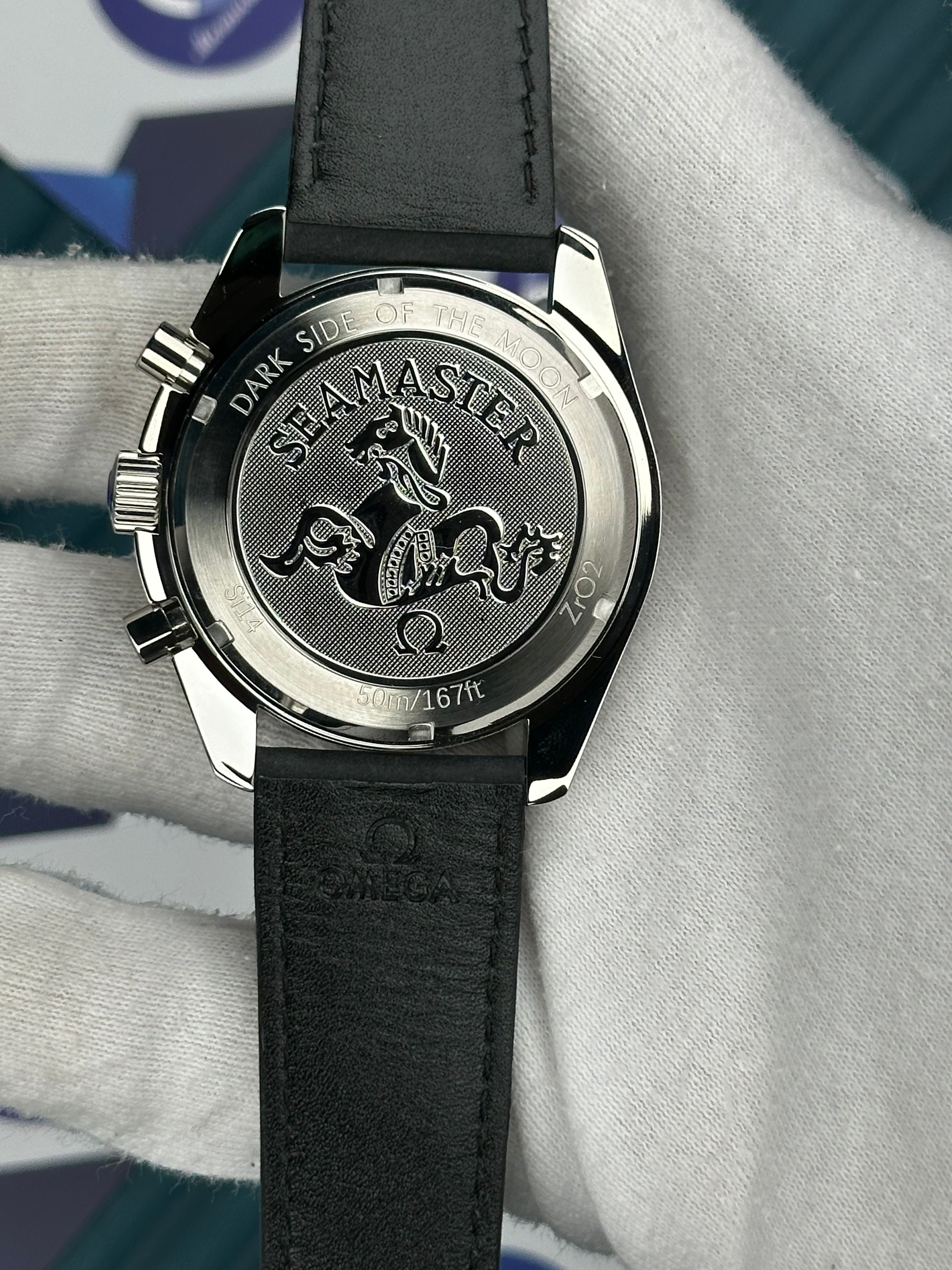 Omega Speedmaster Racing Rose Siyah Kadran Gümüş Kasa