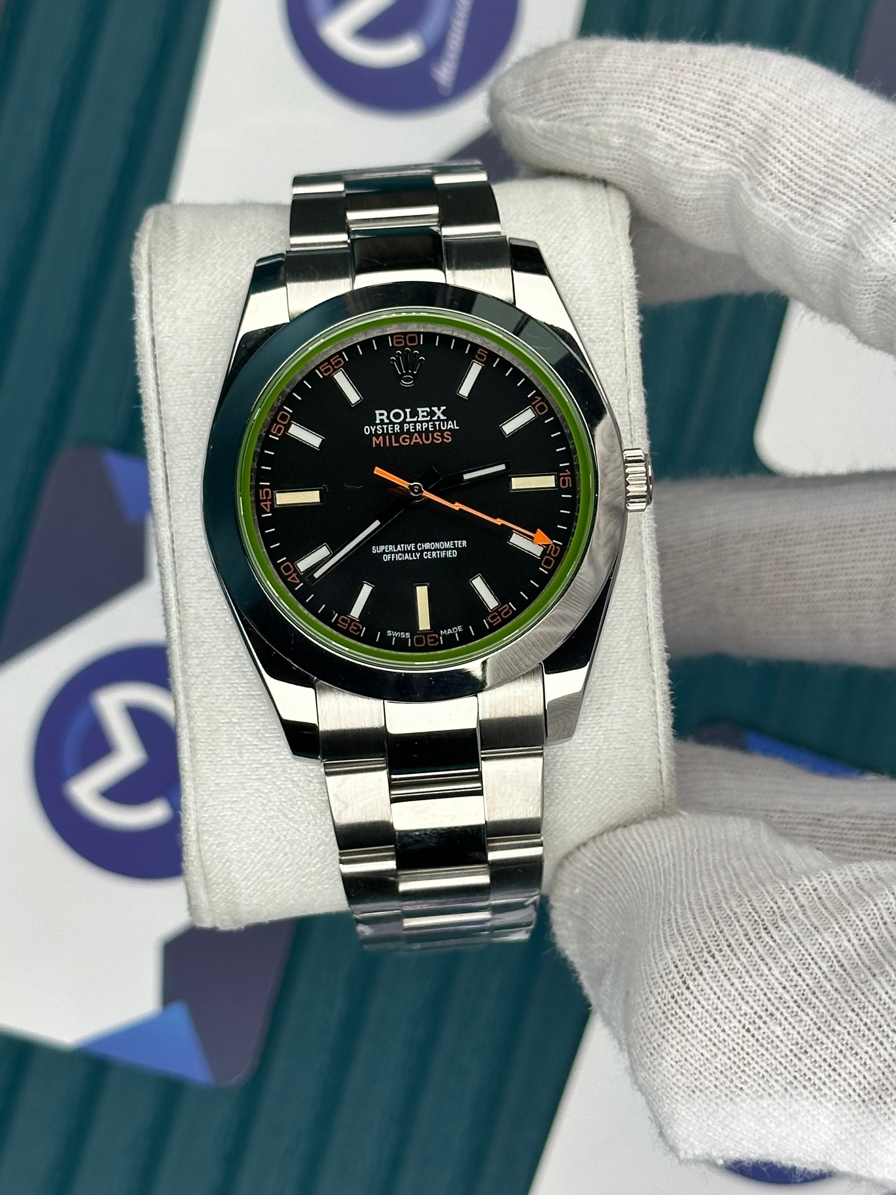 ROLEX MILGAUS BLACK DIAL
