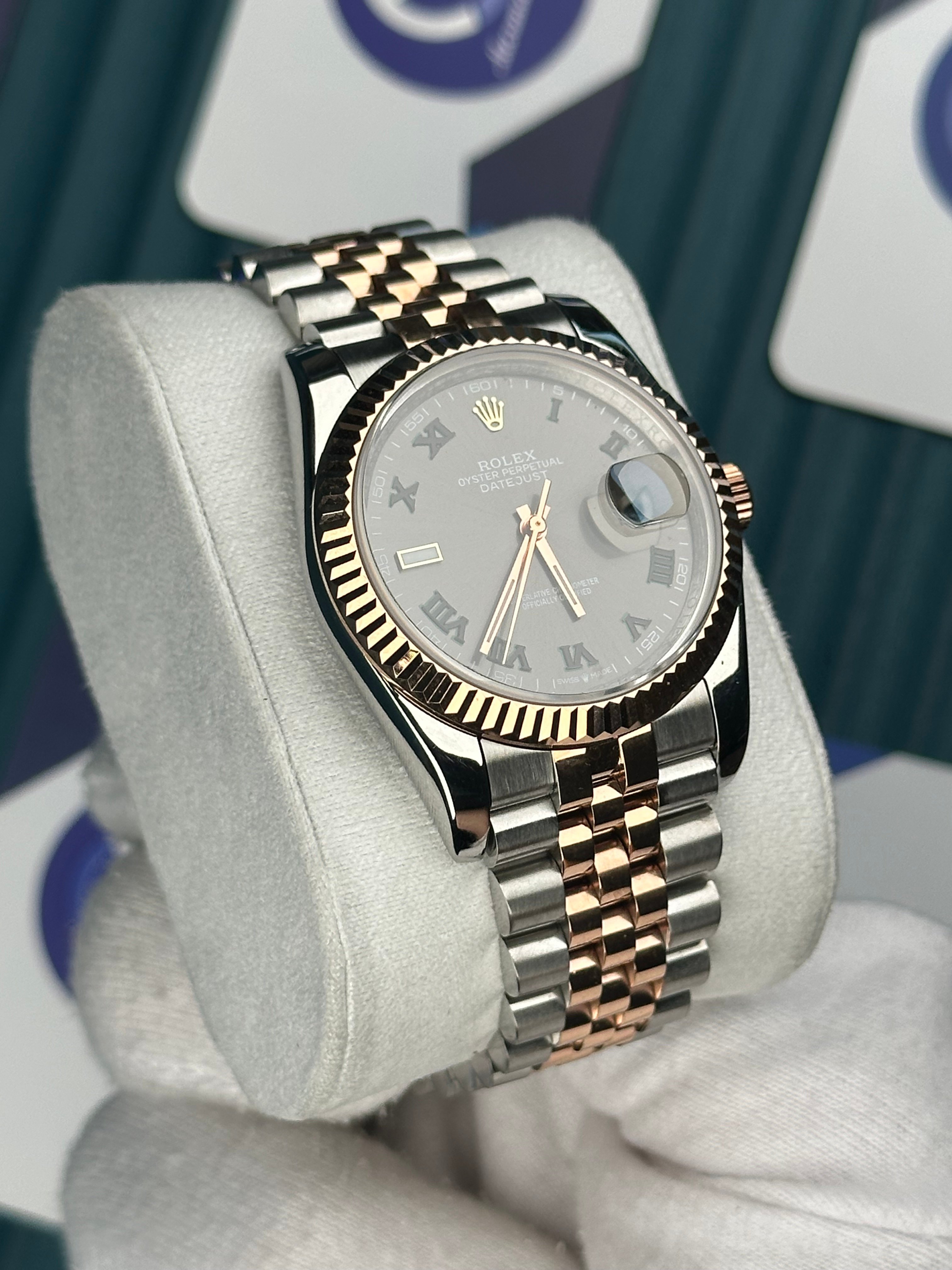 ROLEX ARDUVAZ ROSE-SILVER JUBILEE