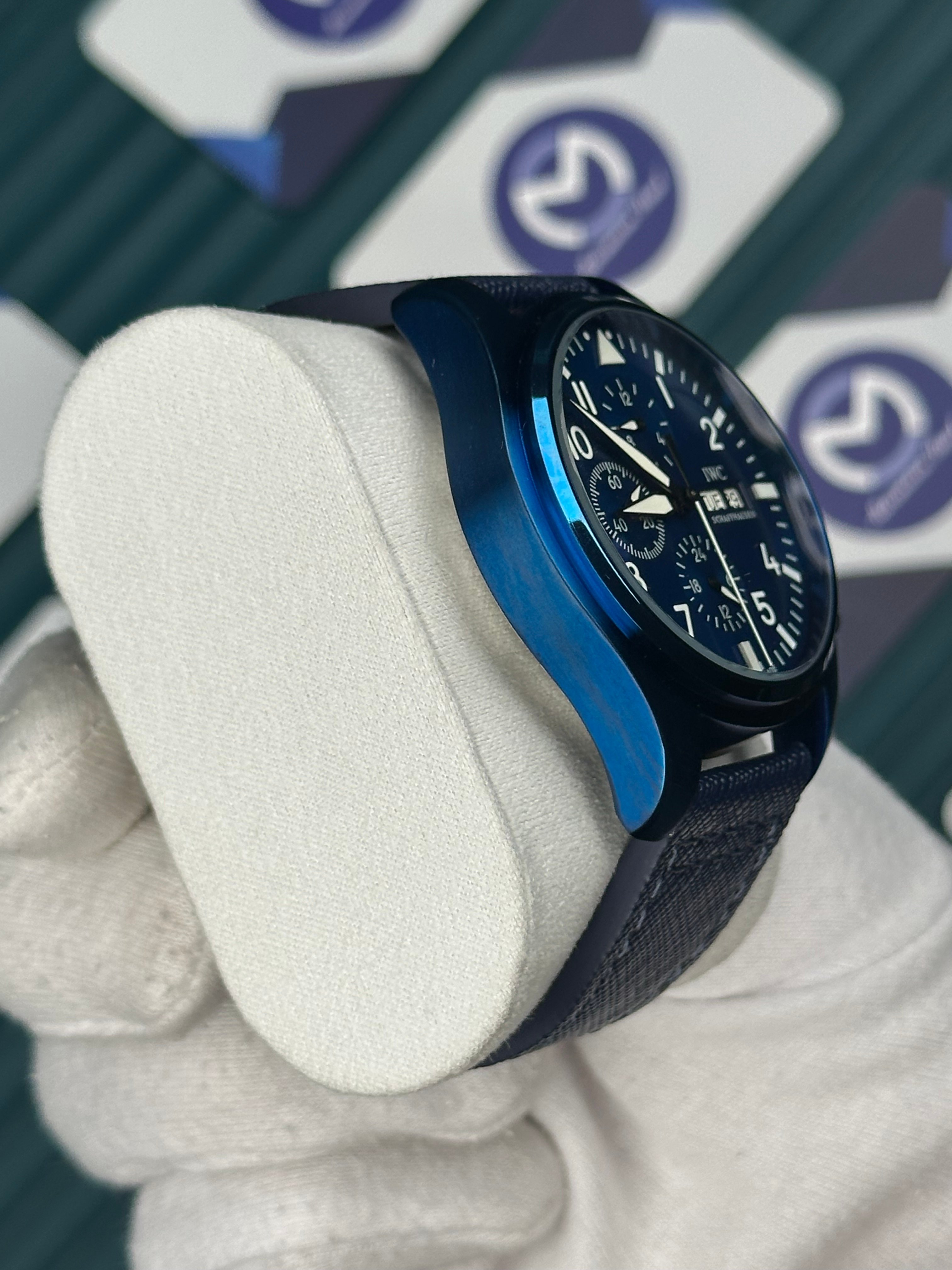 IWC BIG PILOT BLUE CHRONOGRAPH AUTOMATIC