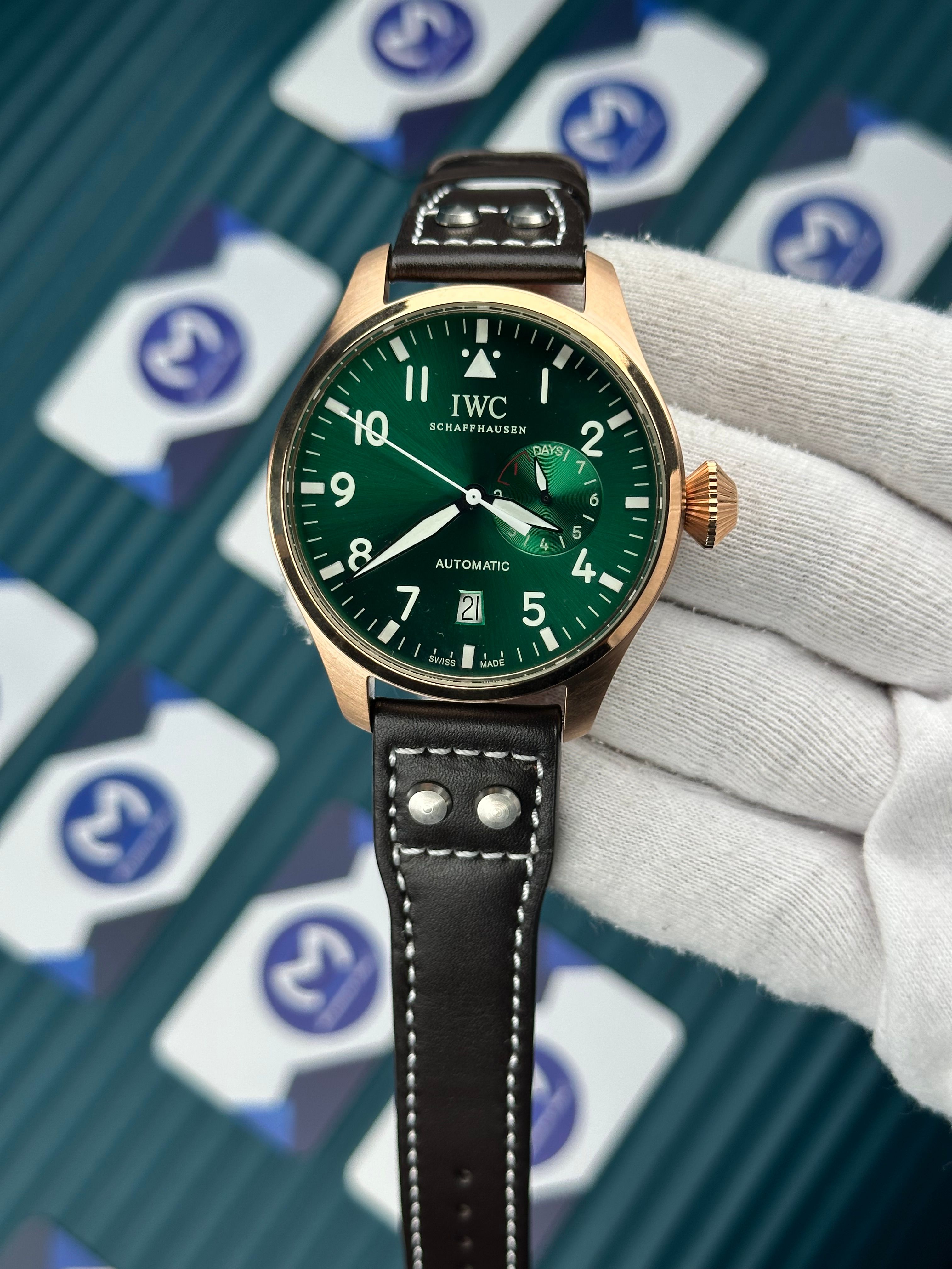 Iwc Schaffhausen Green Dial Chronometer Automatic