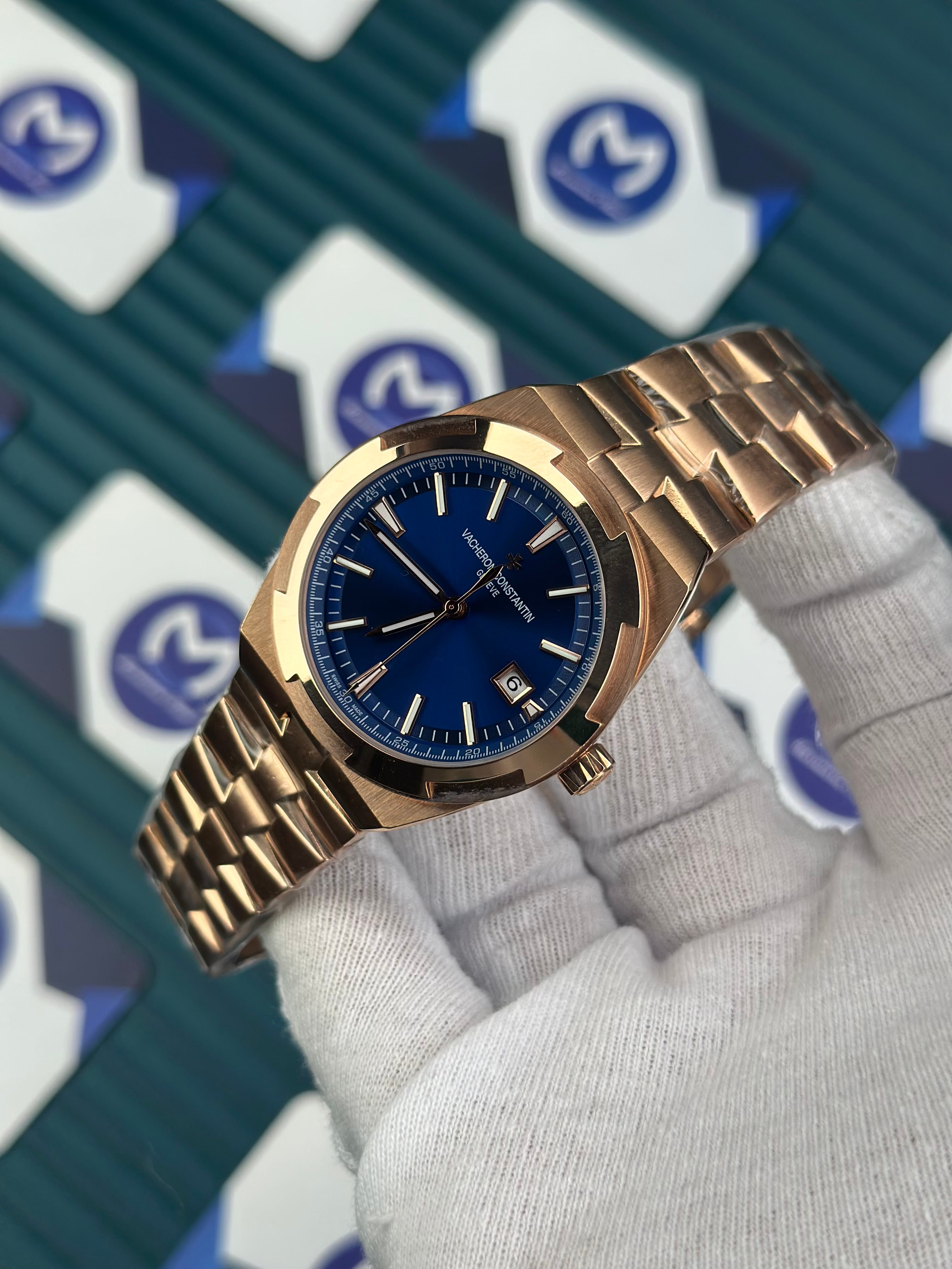 VACHERON CONSTANTIN BLUE OVERSEAS ROSE