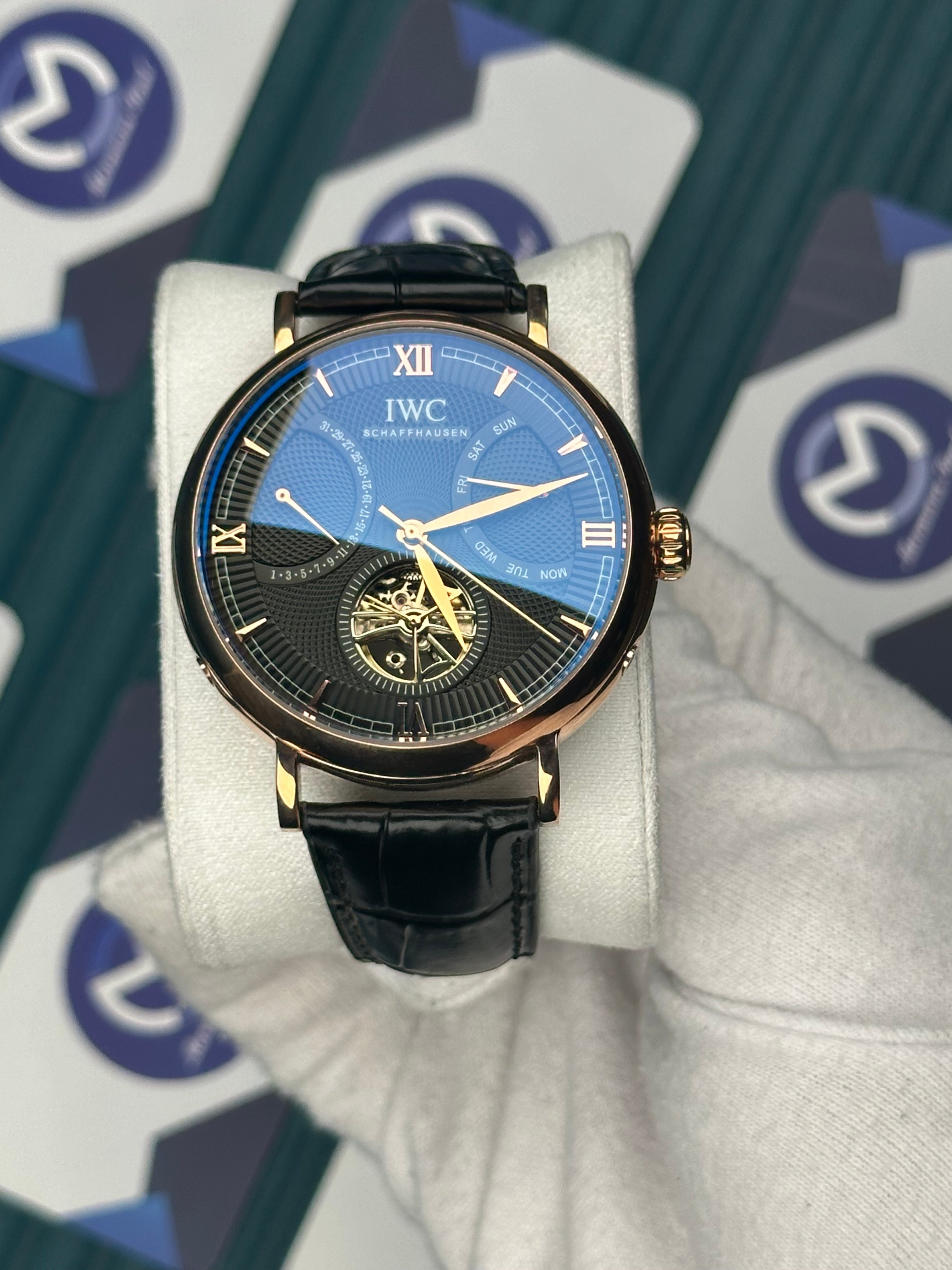 IWC Chronograph Tourbillon Leather Cord