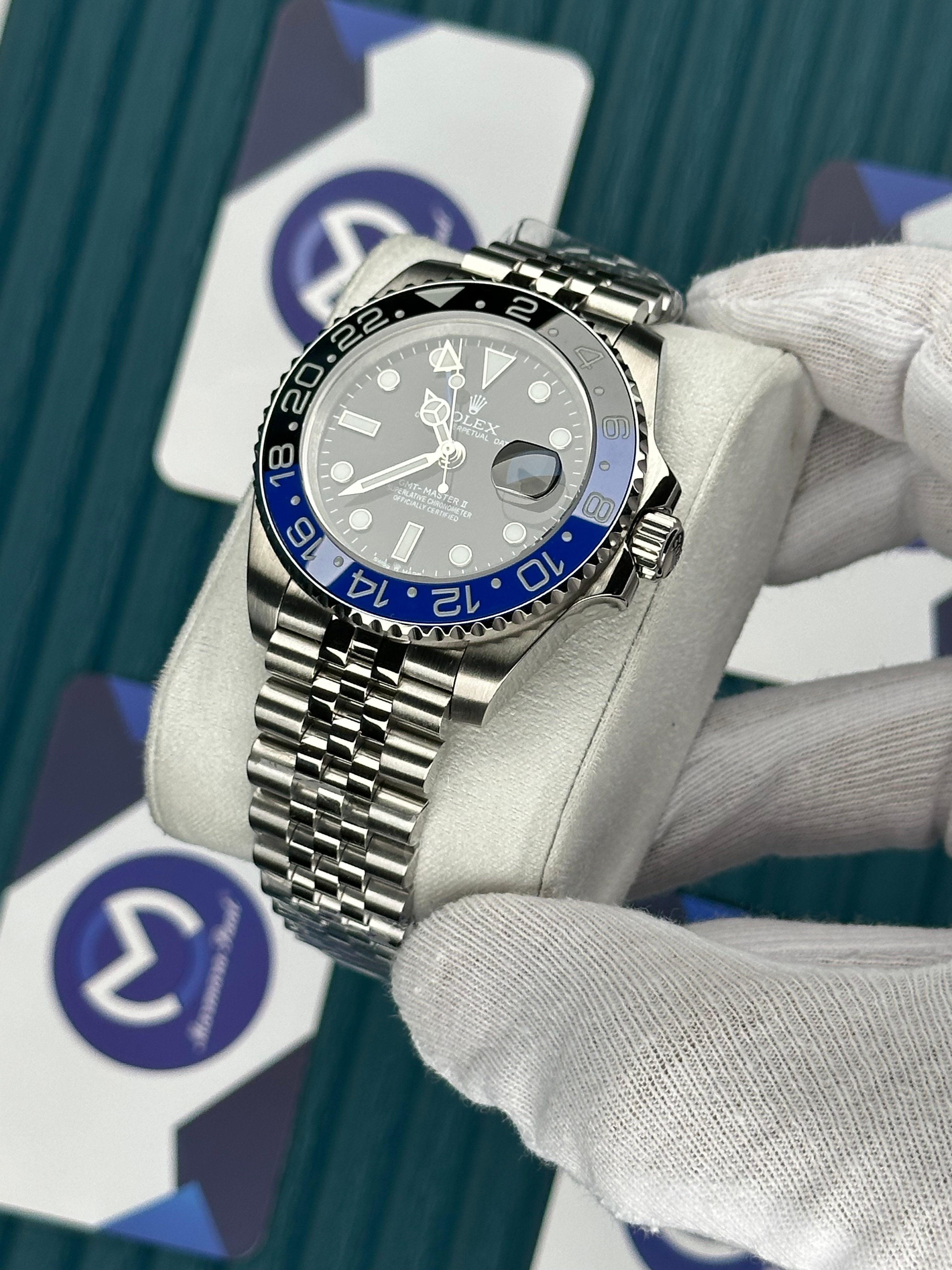 ROLEX GMT MASTER II BLACK DIAL BATMAN JUBILE