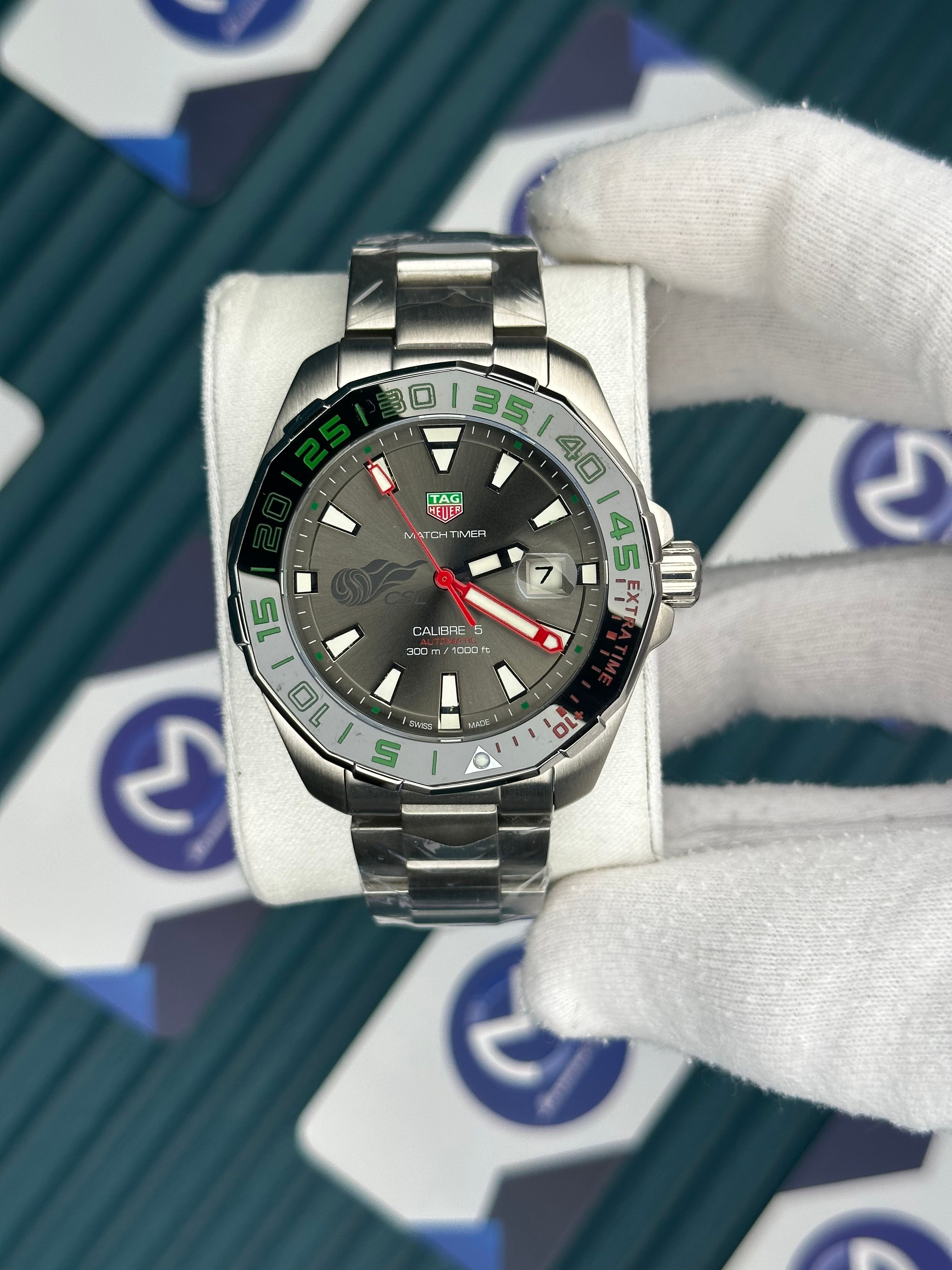 Tagheuer Match Timer Calibre 5 Automatic Gri Kadran