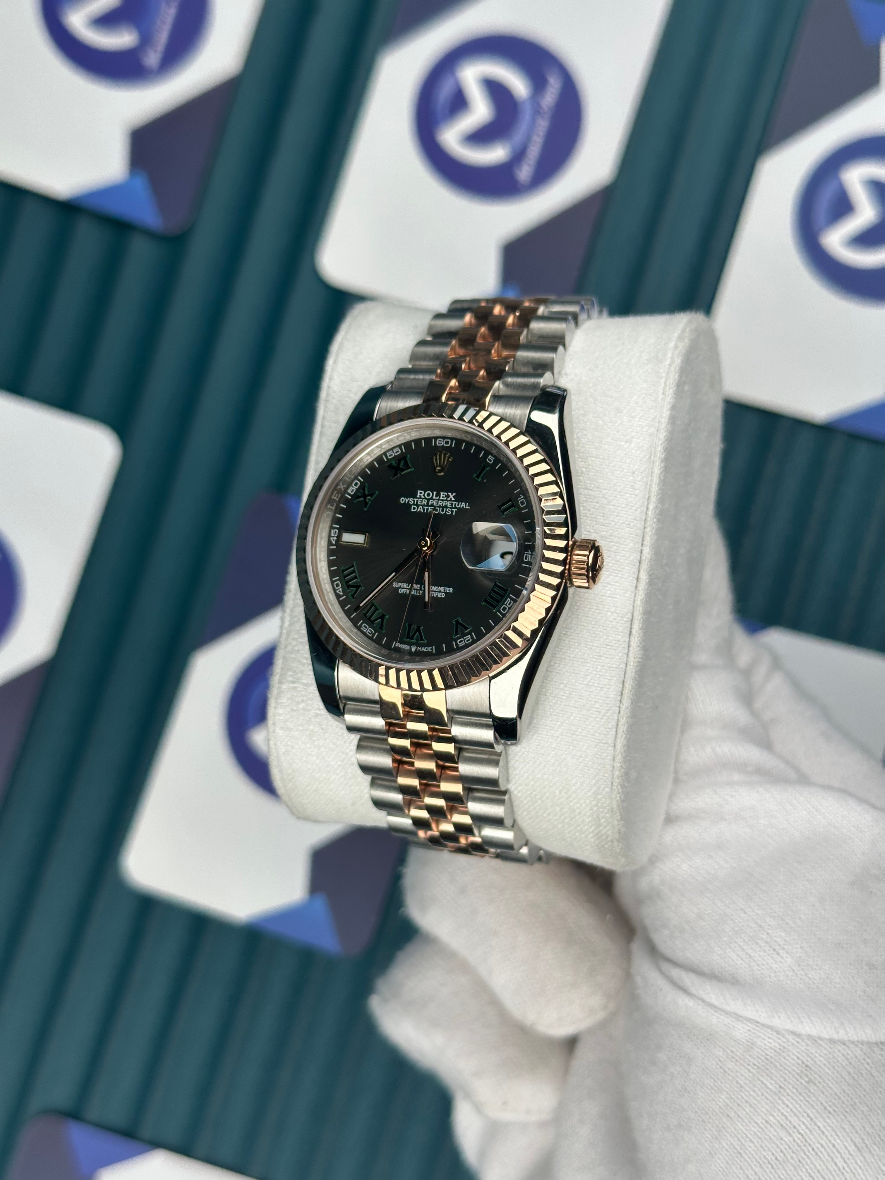ROLEX ARDUVAZ ROSE-SILVER JUBILEE