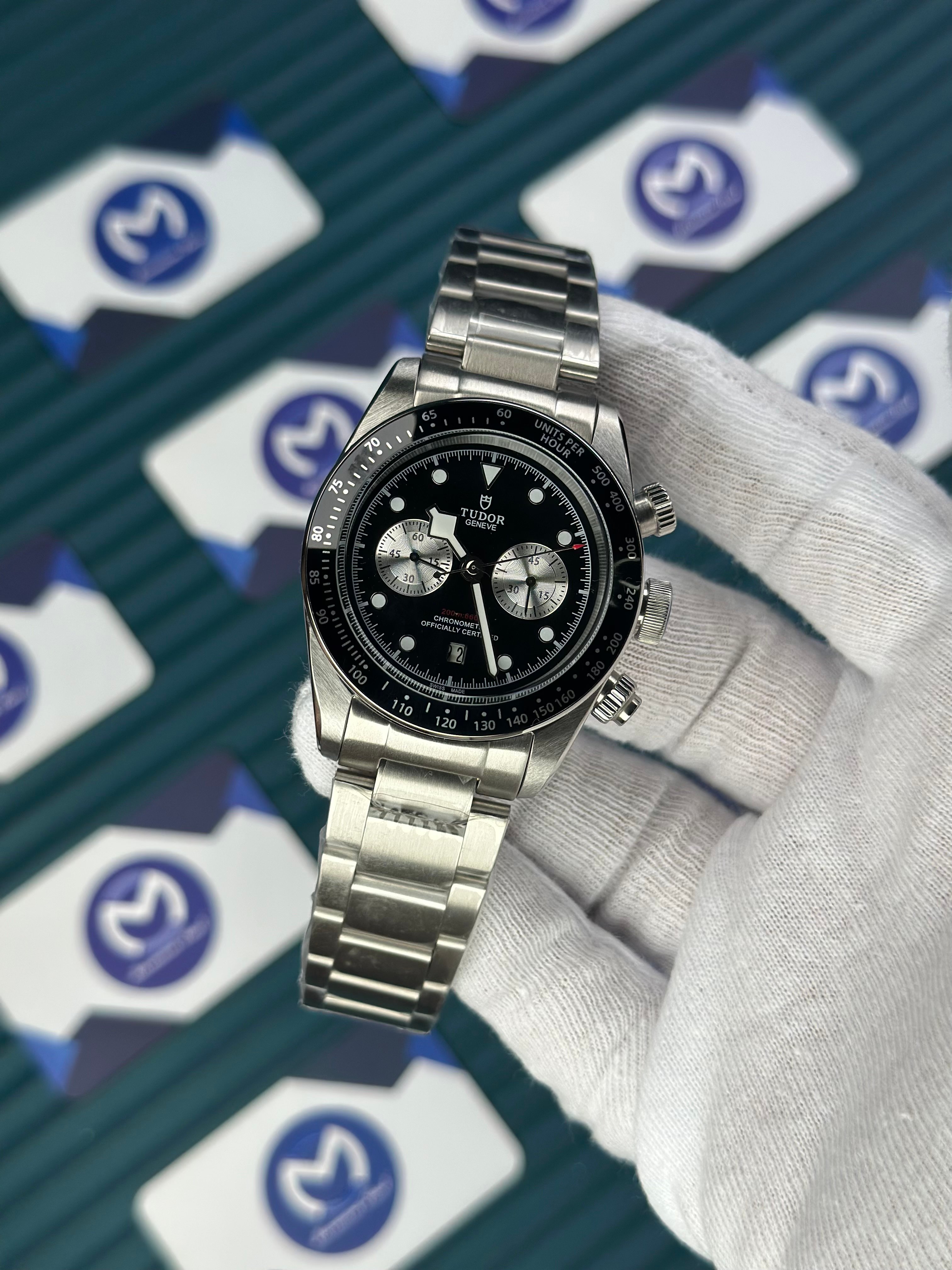 TUDOR BLACK BAY CHRONO BLACK SILVER OYSTER