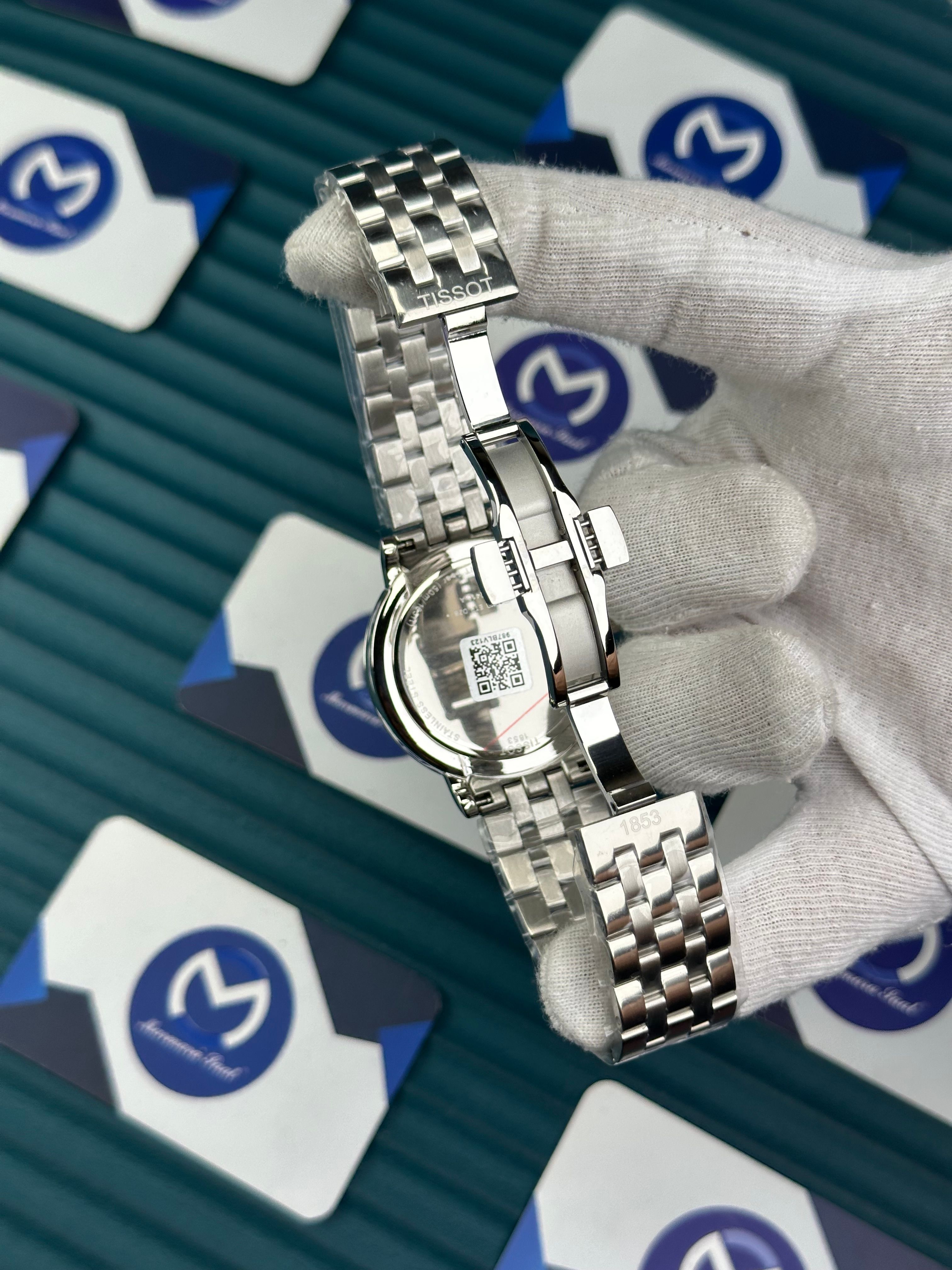 TISSOT CARSON PREMIUM GENT MOONPHASE SILVER