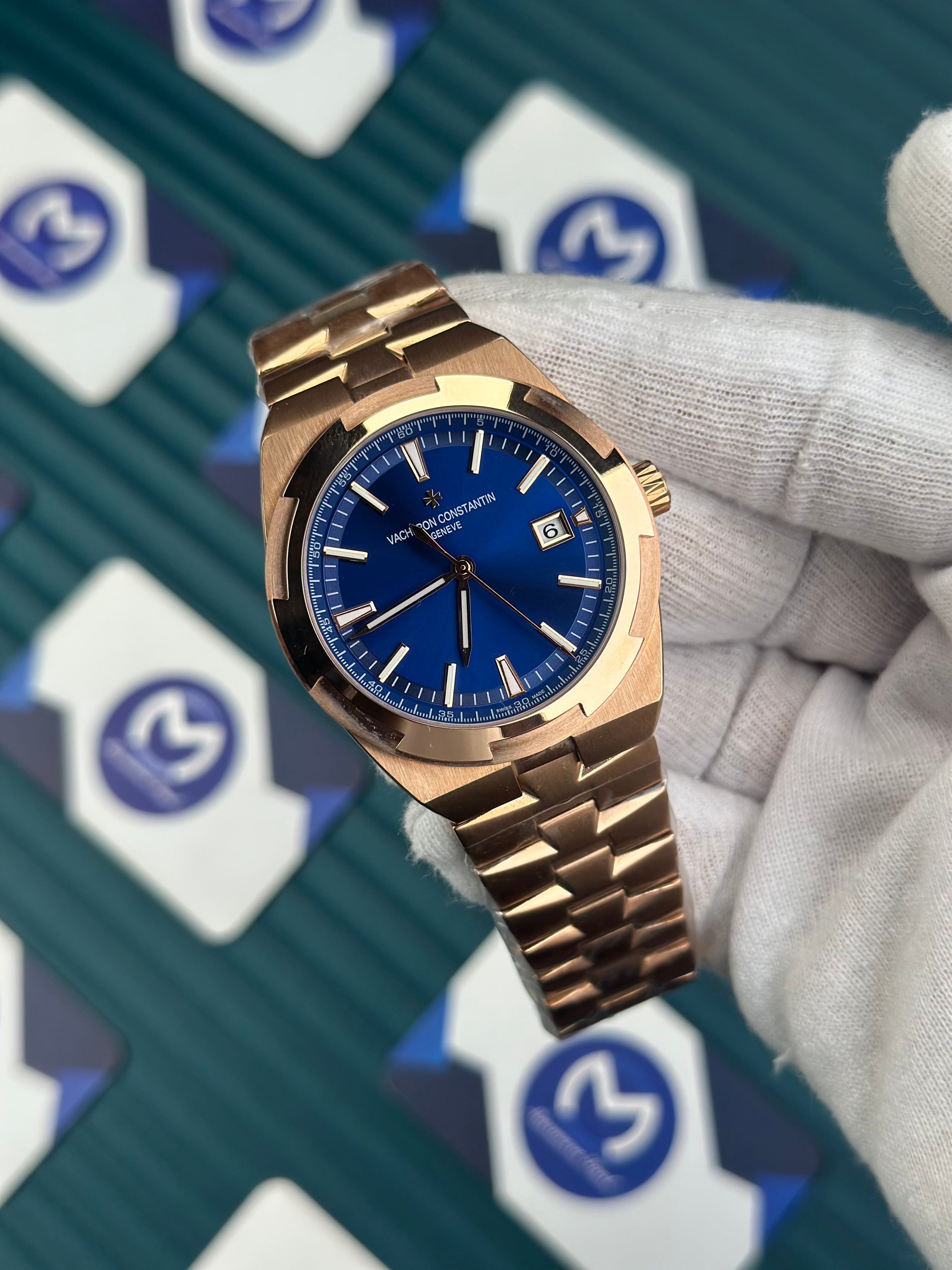 VACHERON CONSTANTIN BLUE OVERSEAS ROSE