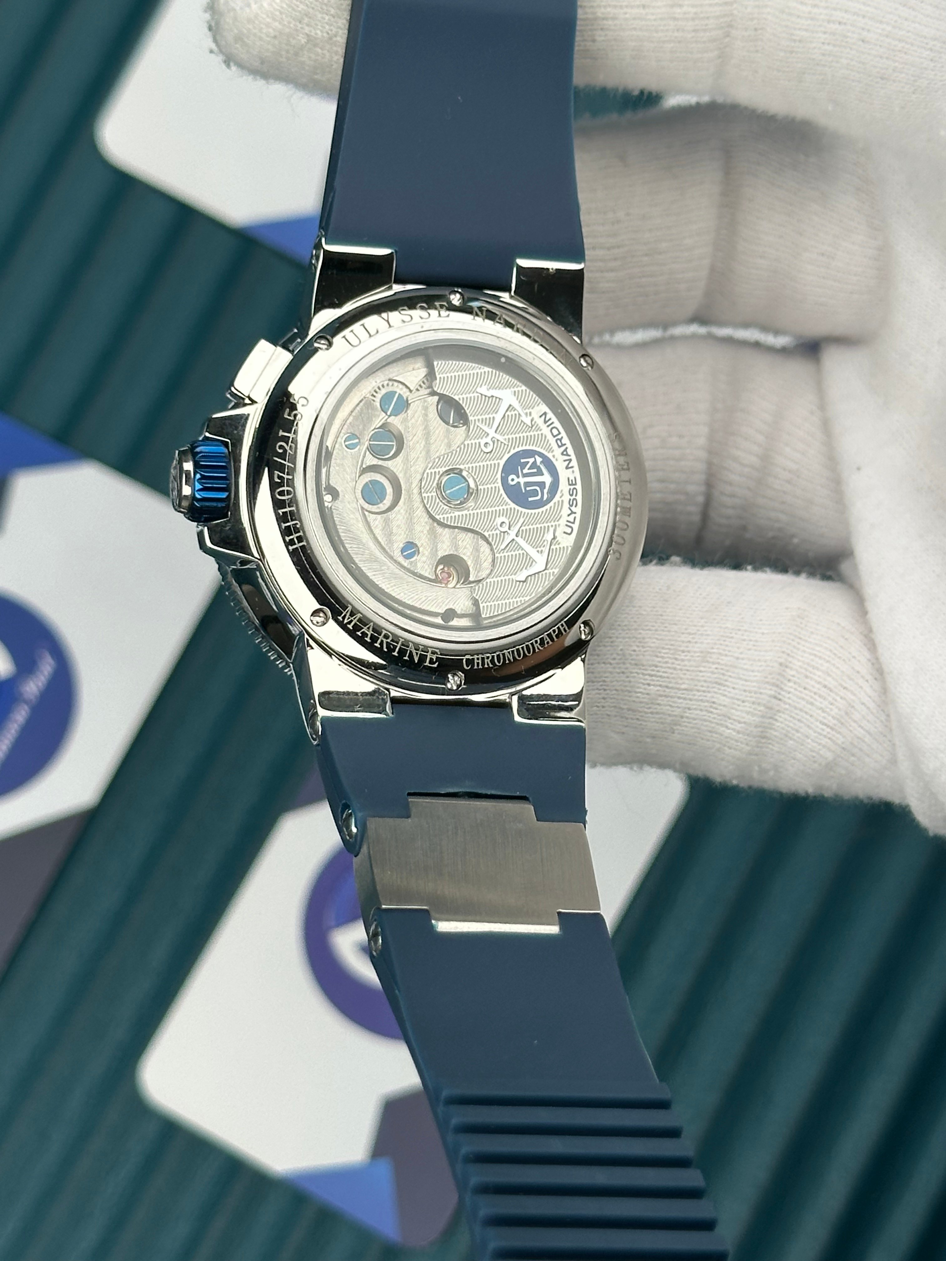 Ulysse Nardin Tourbillon Blue Cord White Dial