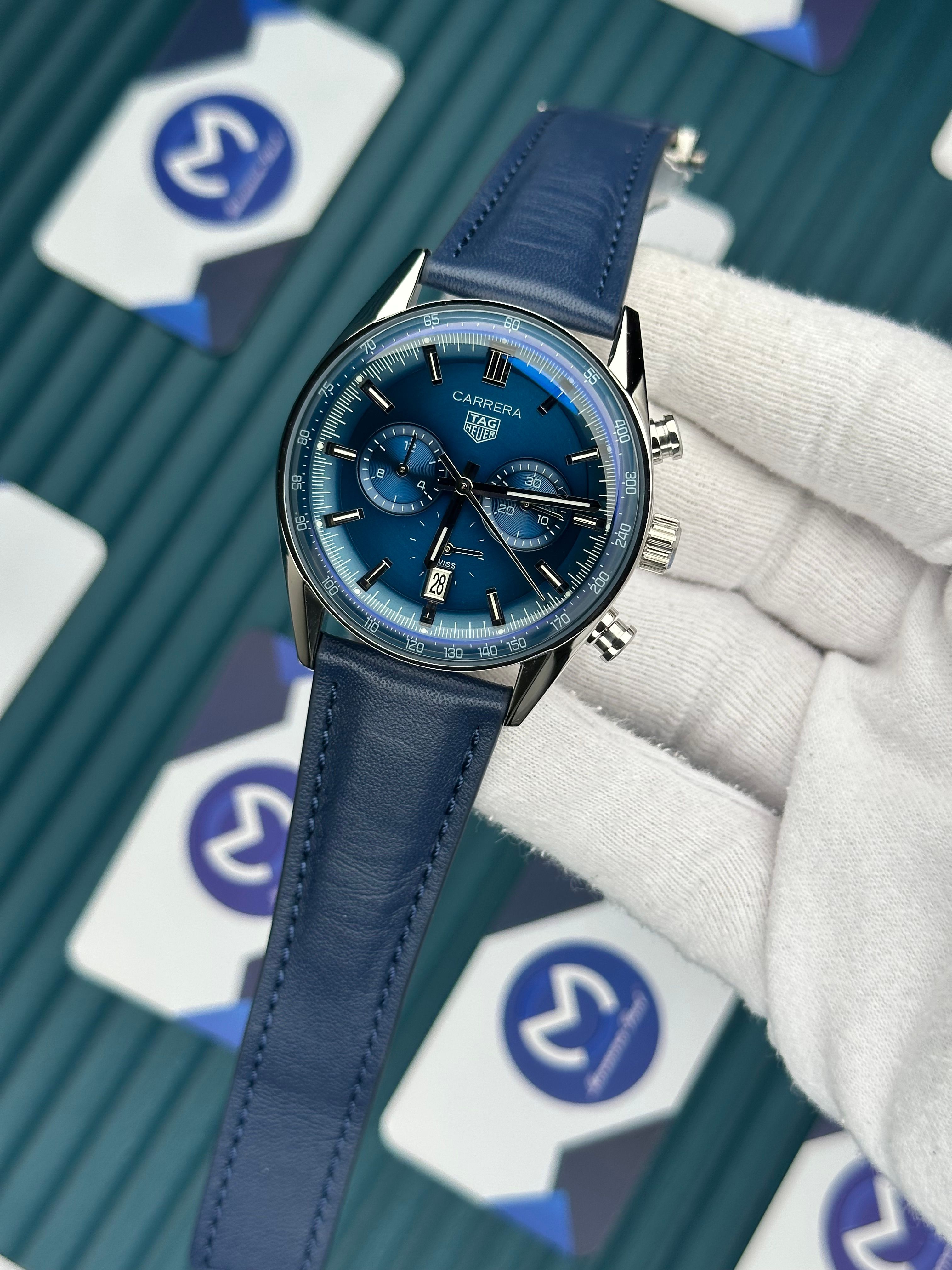 Tagheuer Carrera Fonksiyonlu Mavi 