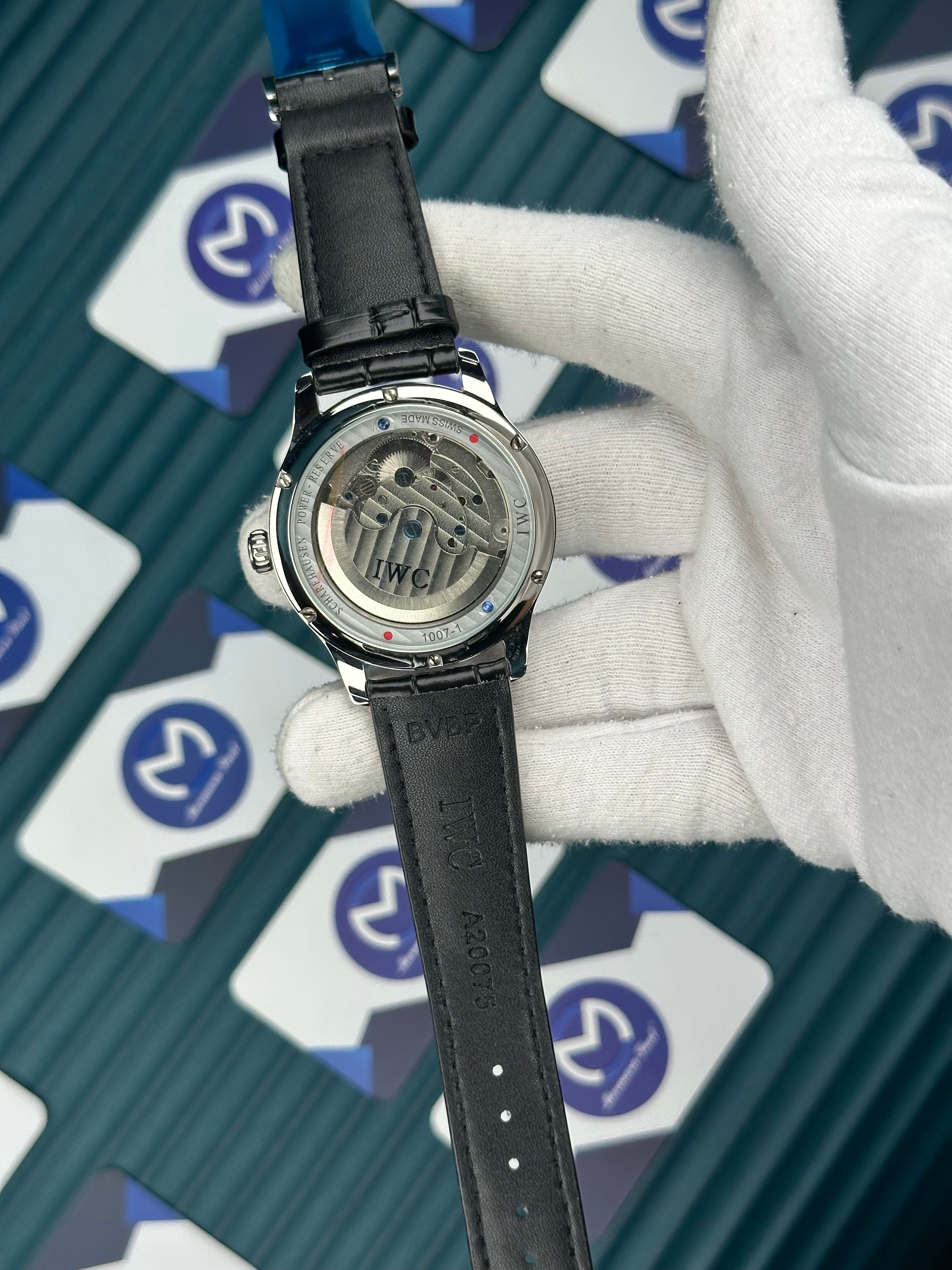 IWC PORTUGUIESER PERPETUAL CALENDAR BLUE SILVER
