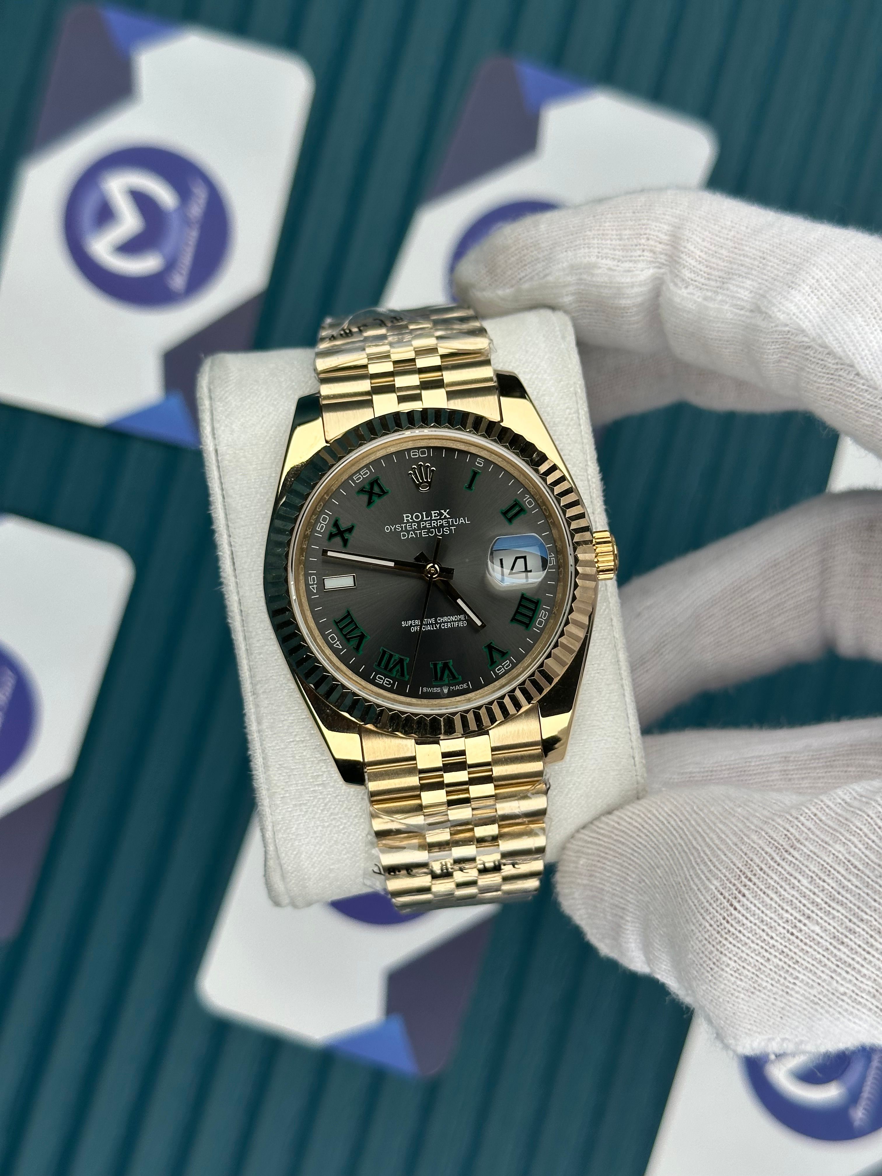ROLEX DATEJUST WIMBLEDON GOLD JUBILE