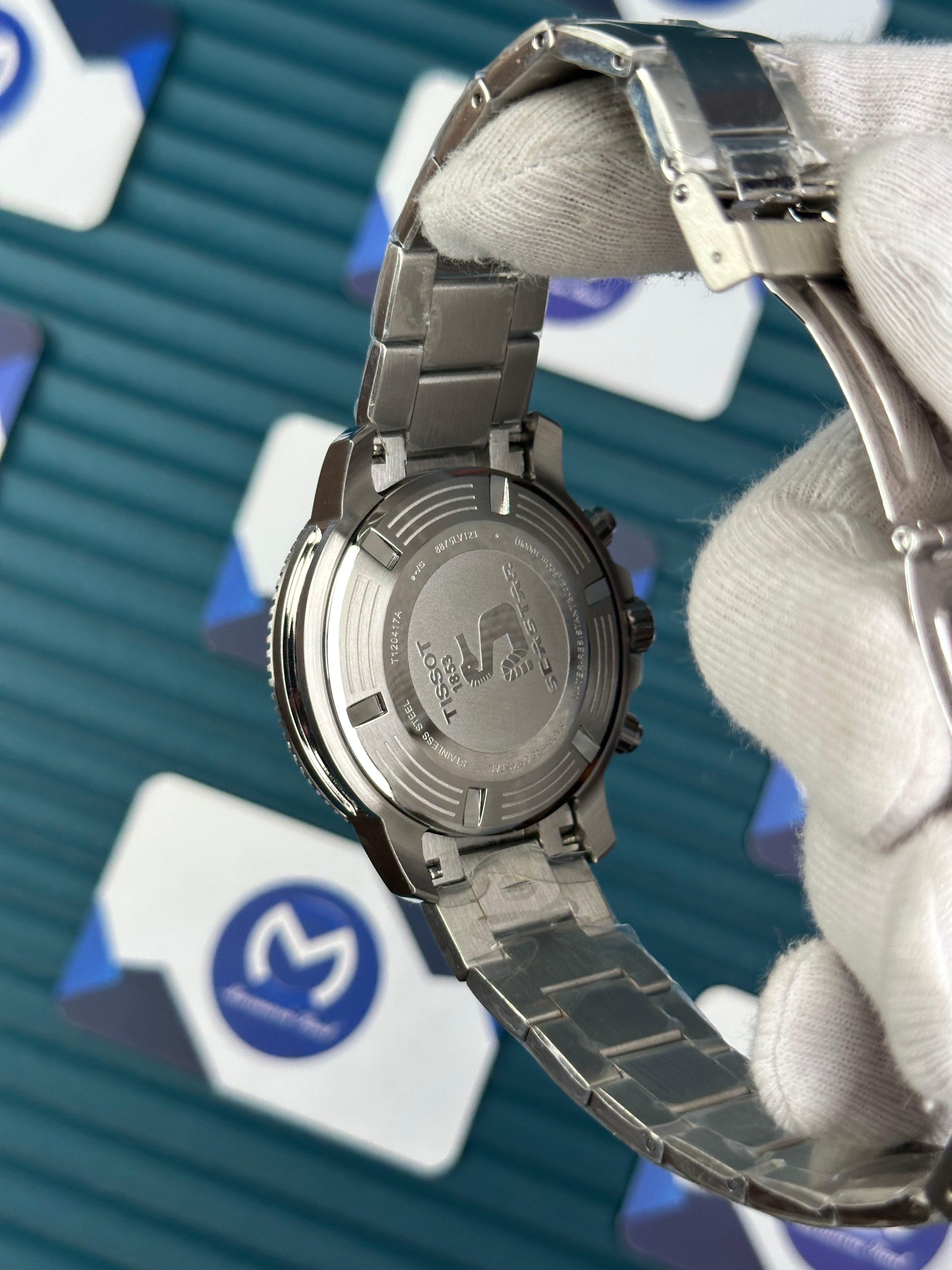 TISSOT SUPERSPORT CHRONO BLUE DIAL SILVER