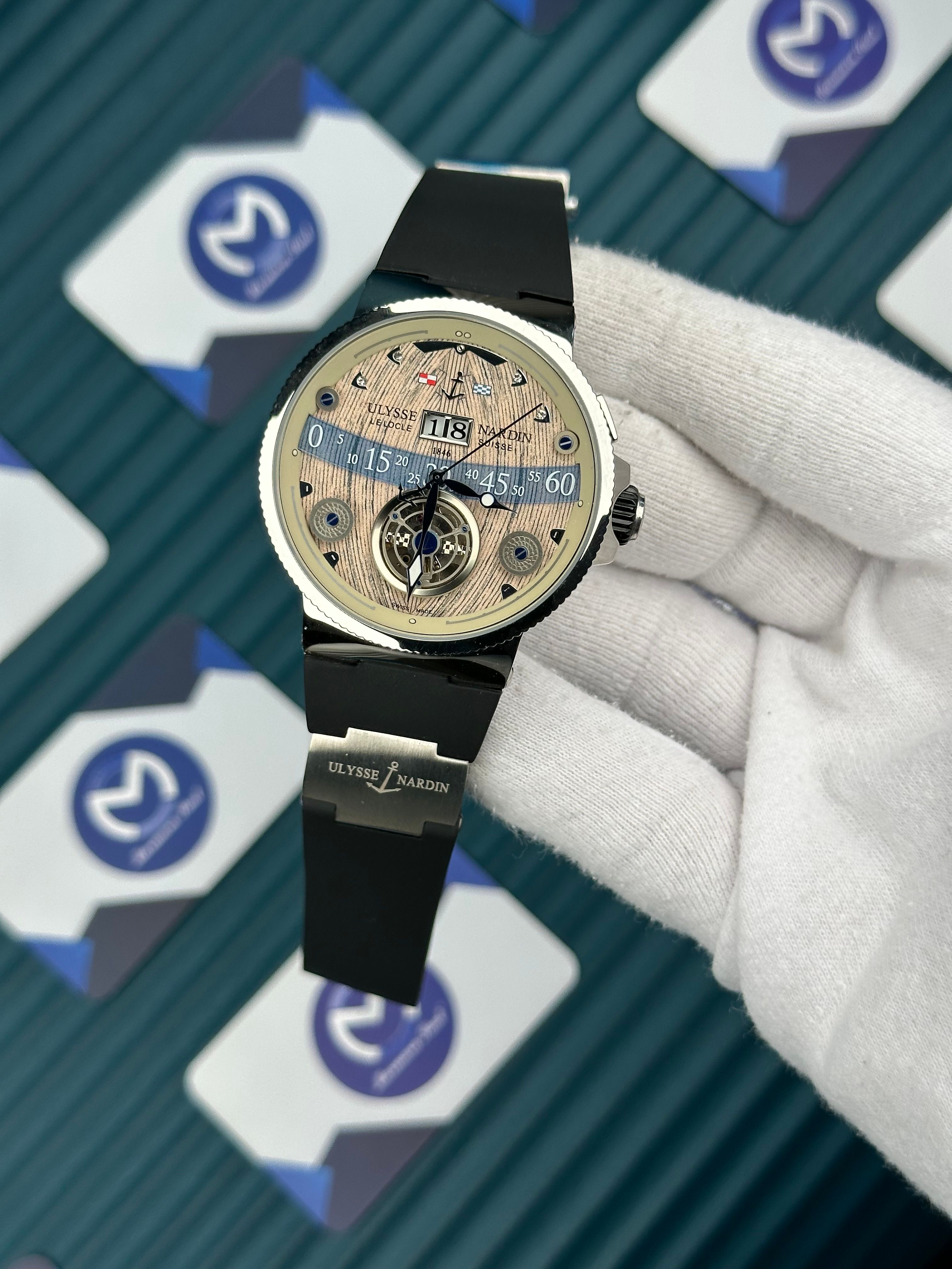 Ulysse Nardin Tourbillon Desert Dial Black Cord 