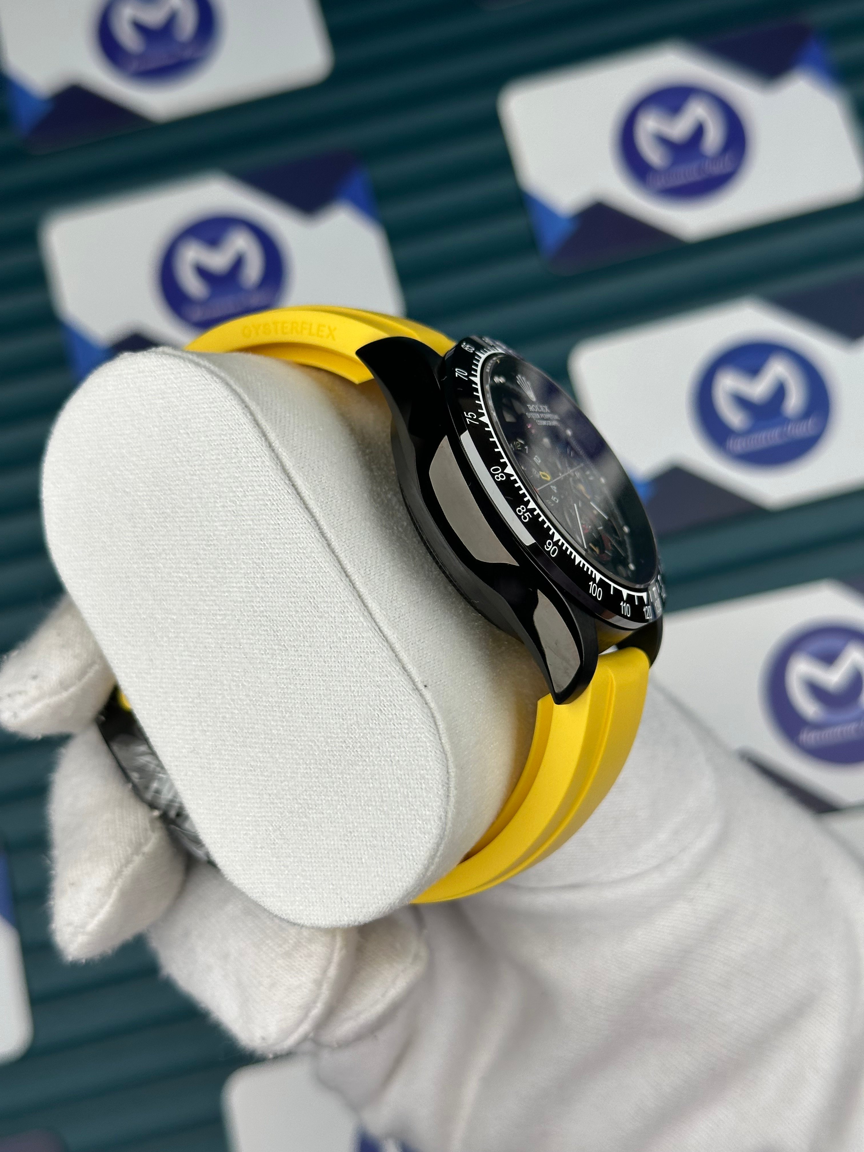 Rolex Daytona Juan Pablo Montoya Black Yellow Rubber Oysterflex