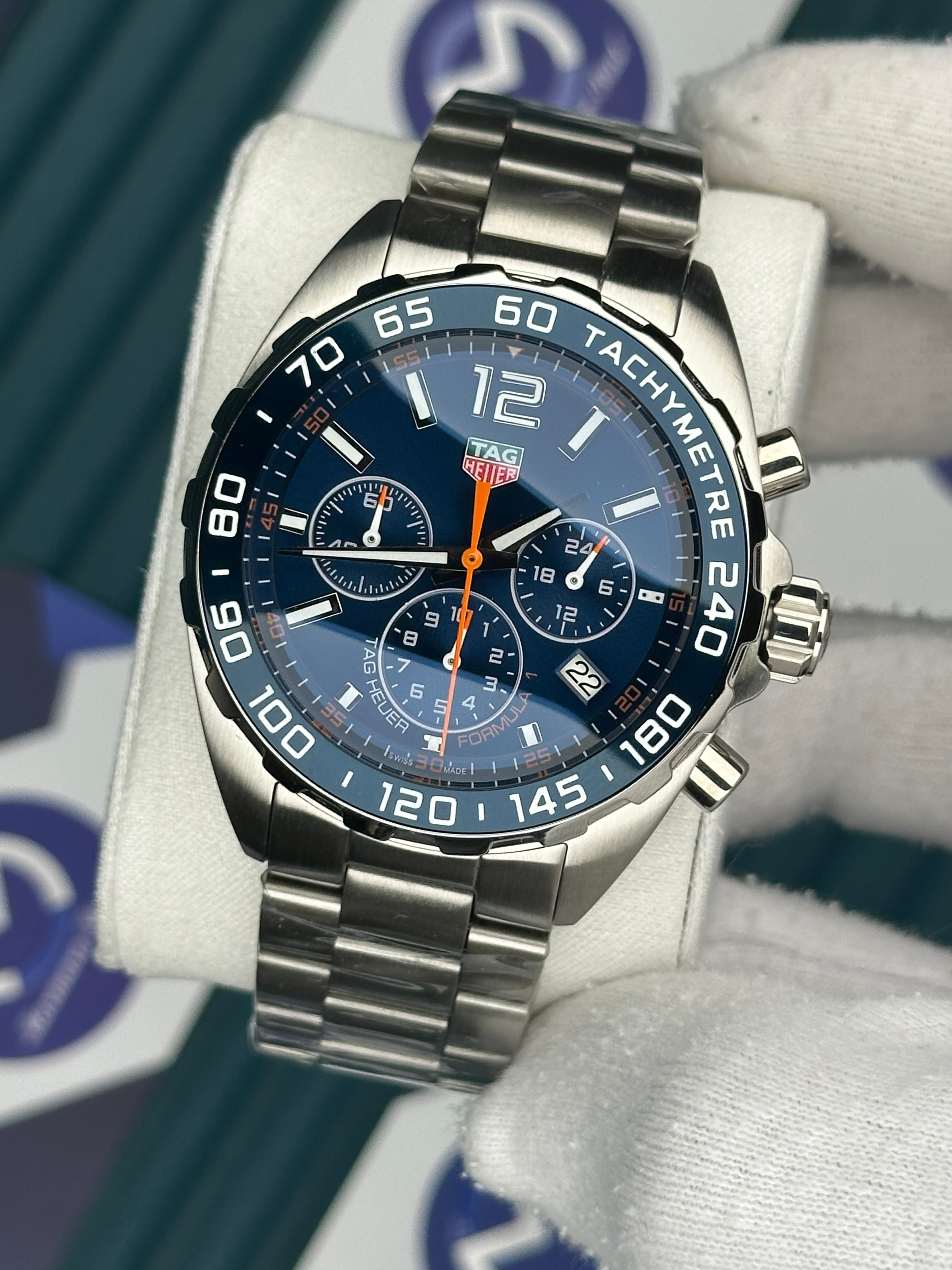 Tagheuer Formula 1 Tachymetre Fonksiyonlu Mavi Kadran