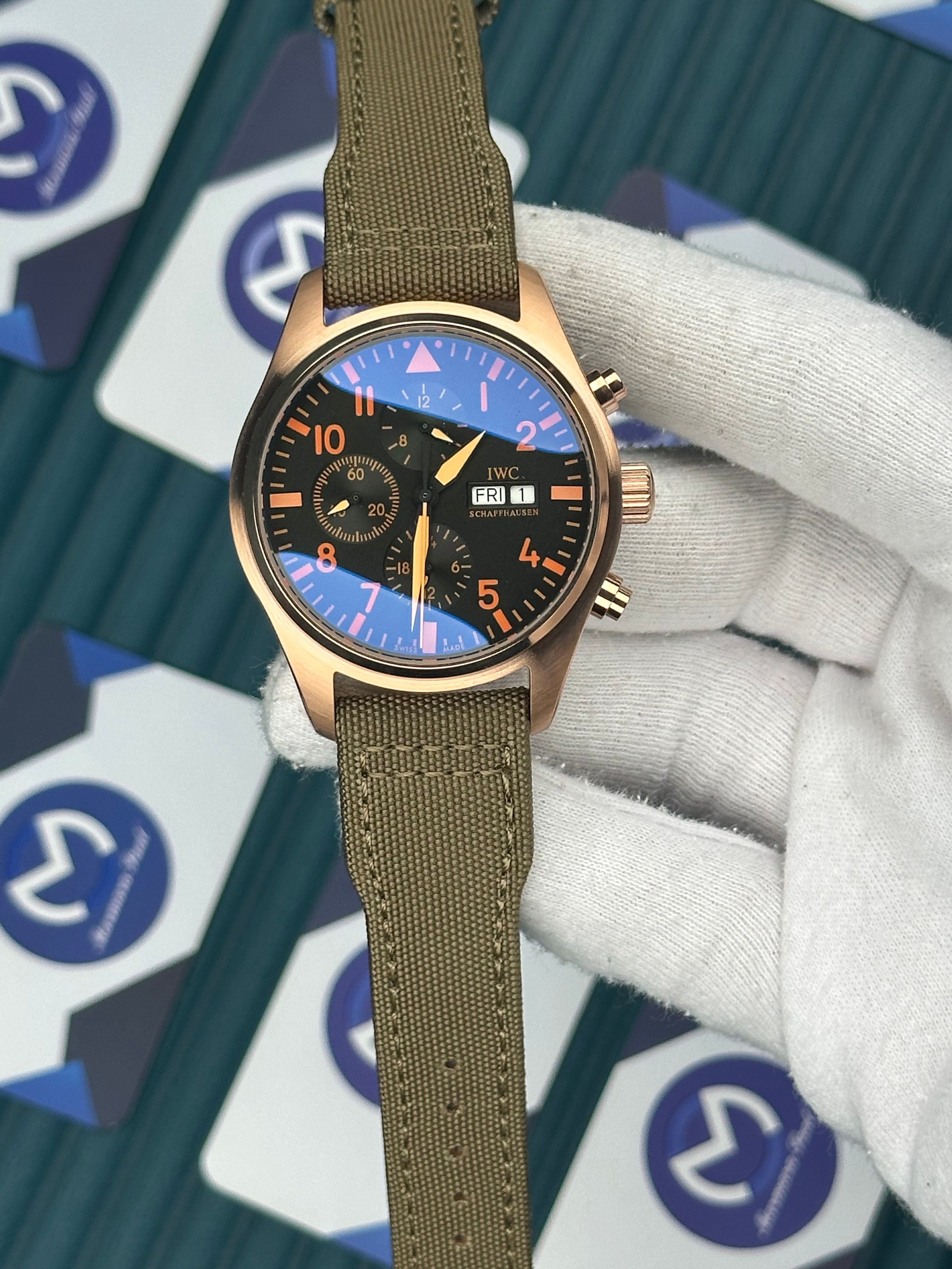IWC Big Pilot Bej Chronometer Black Dial 