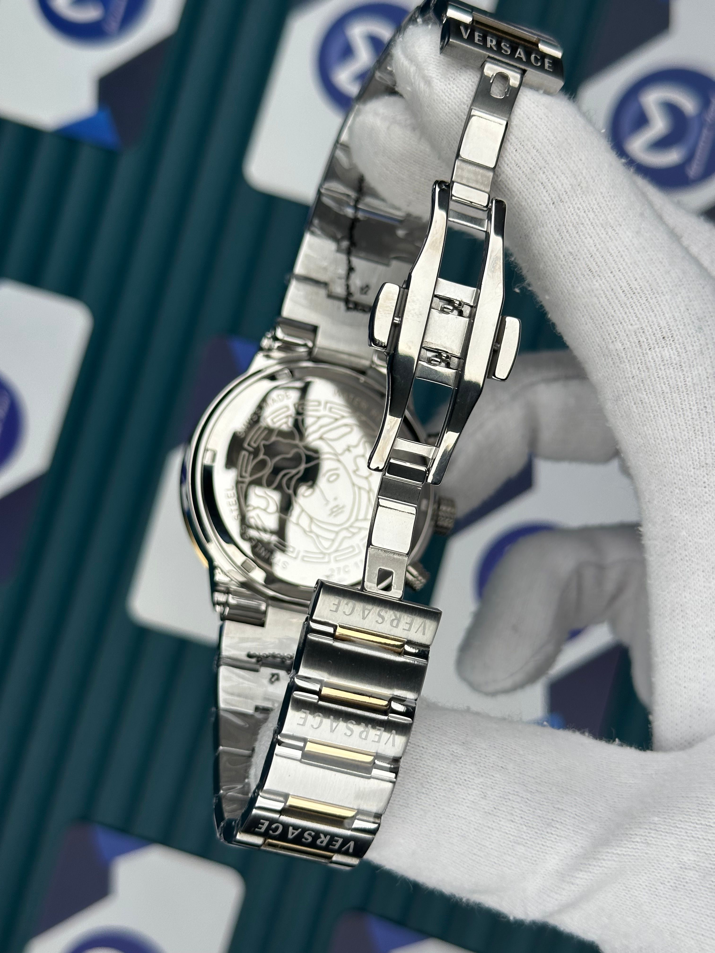 Versace Rose-Silver Beyaz Kadran Fonksiyonlu