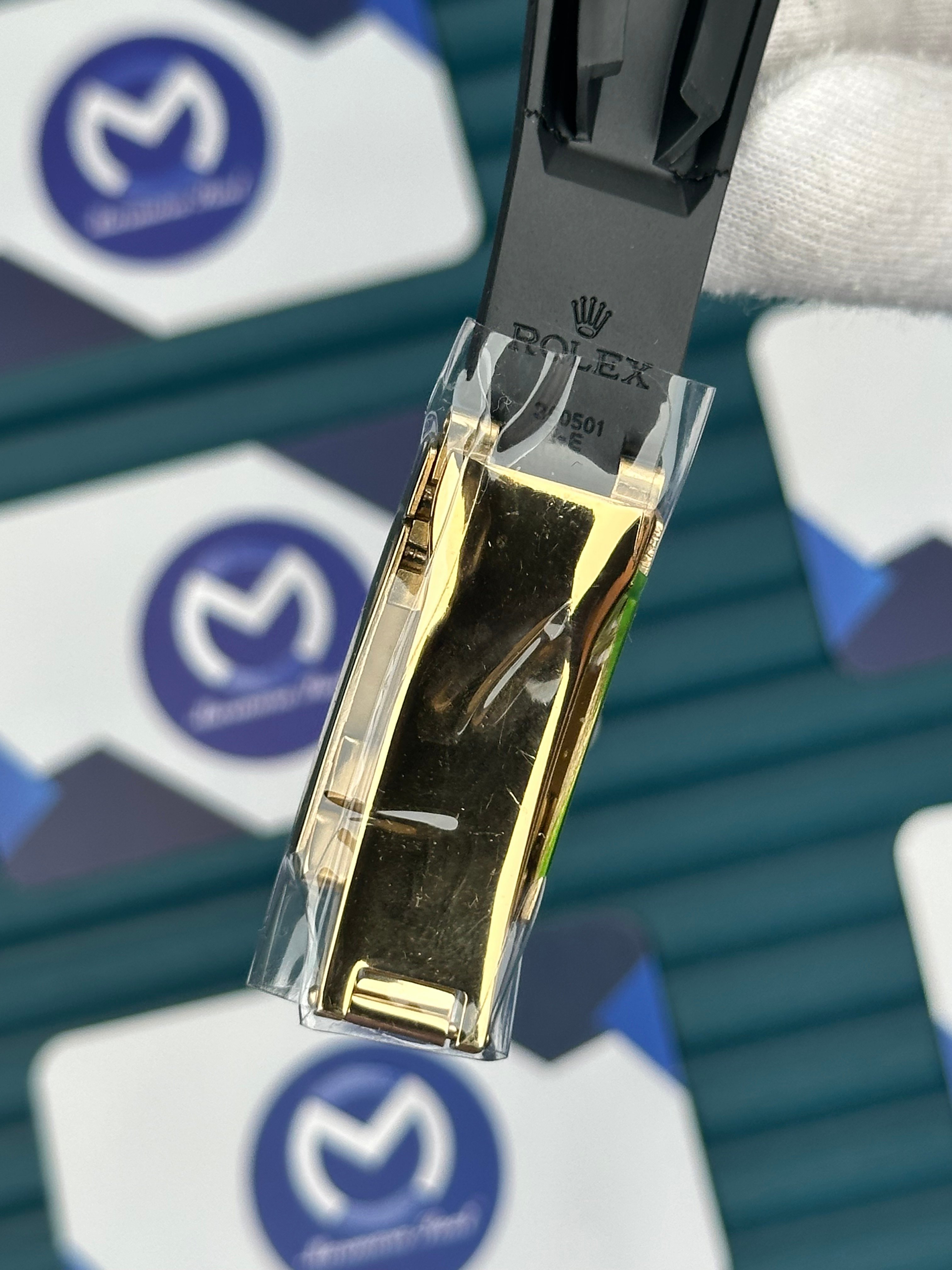 Rolex Yatch Master Gold Bezel Beyaz Kadran Oysterflex 