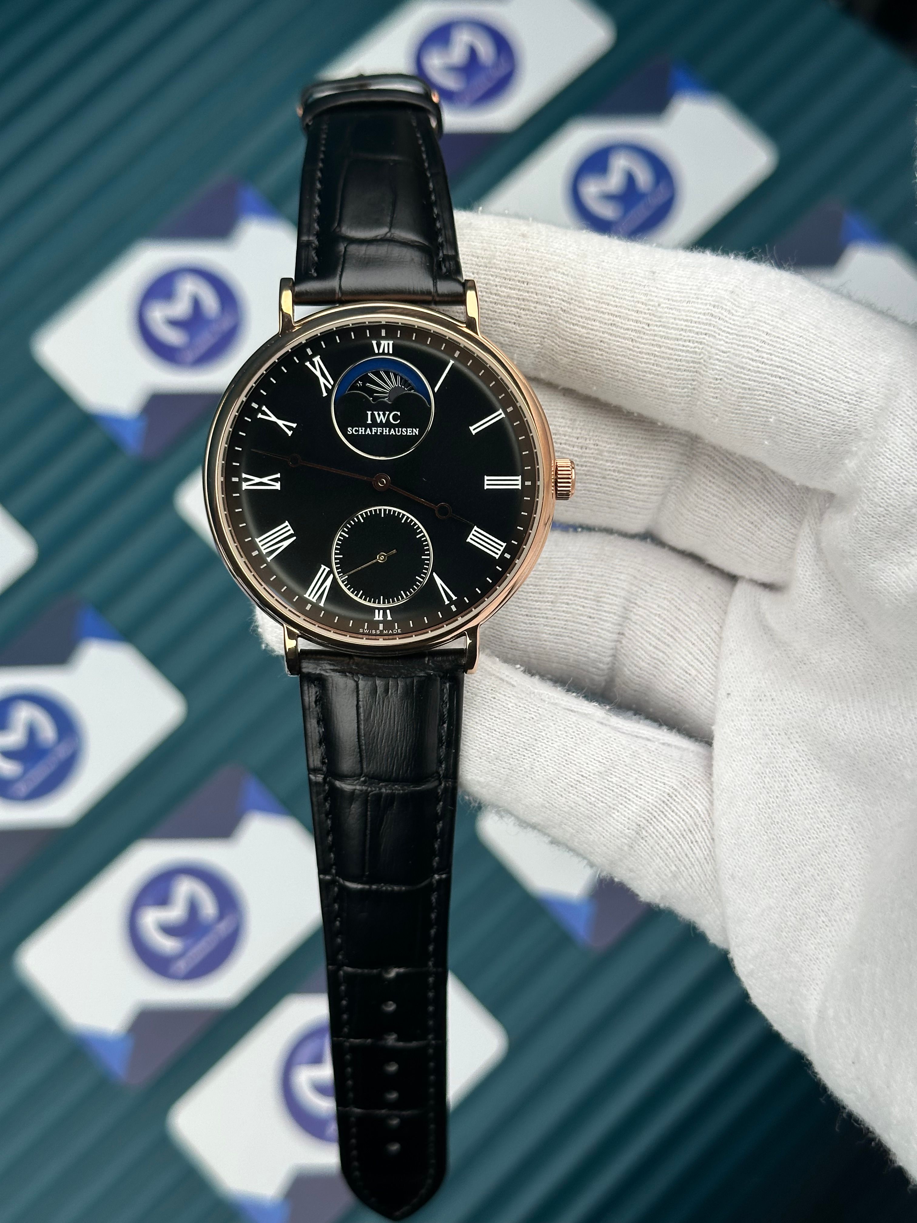 IWC Big Pilot Rose Case Chronometer And Moon 