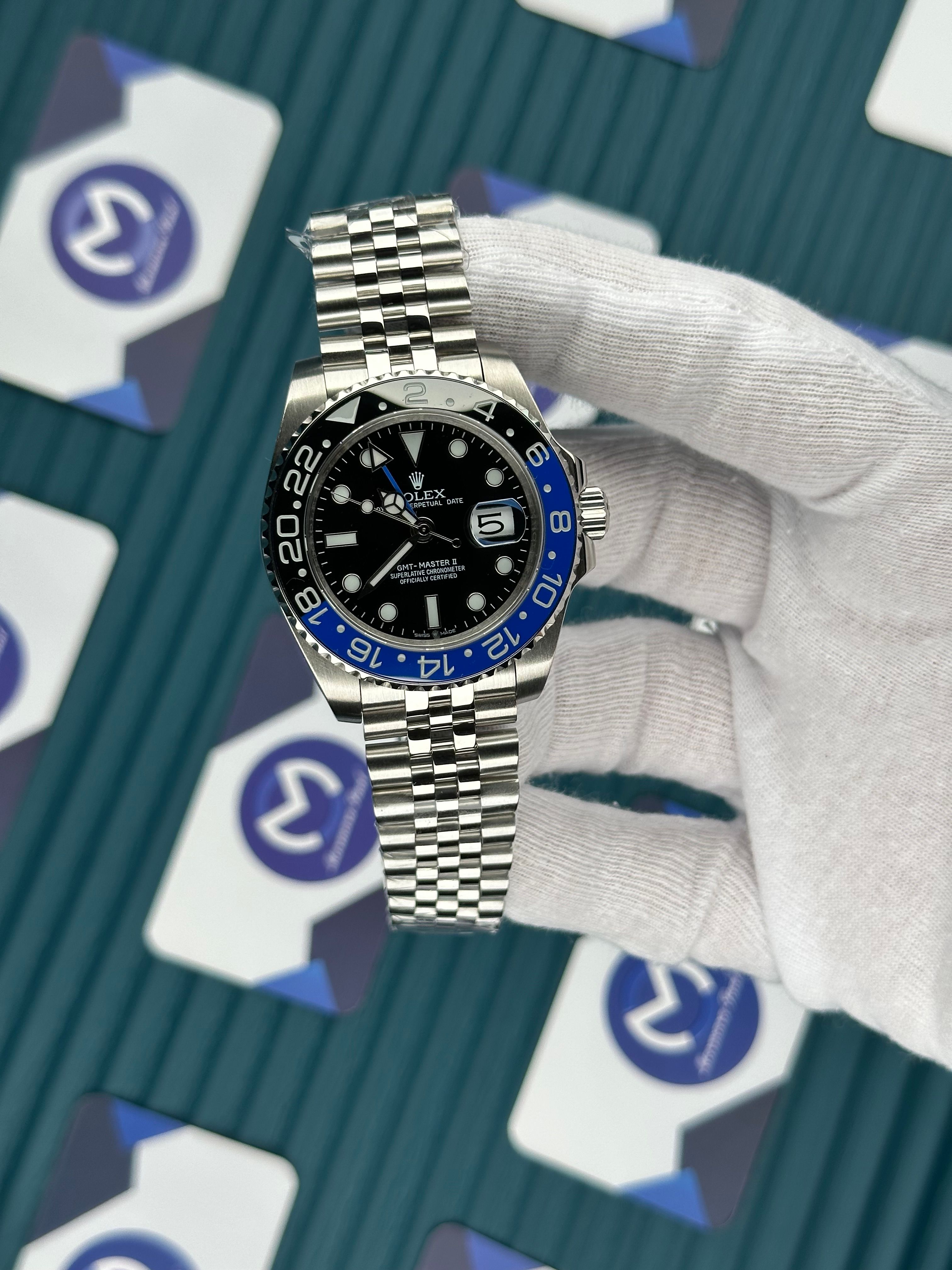 ROLEX GMT MASTER II BLACK DIAL BATMAN JUBILE