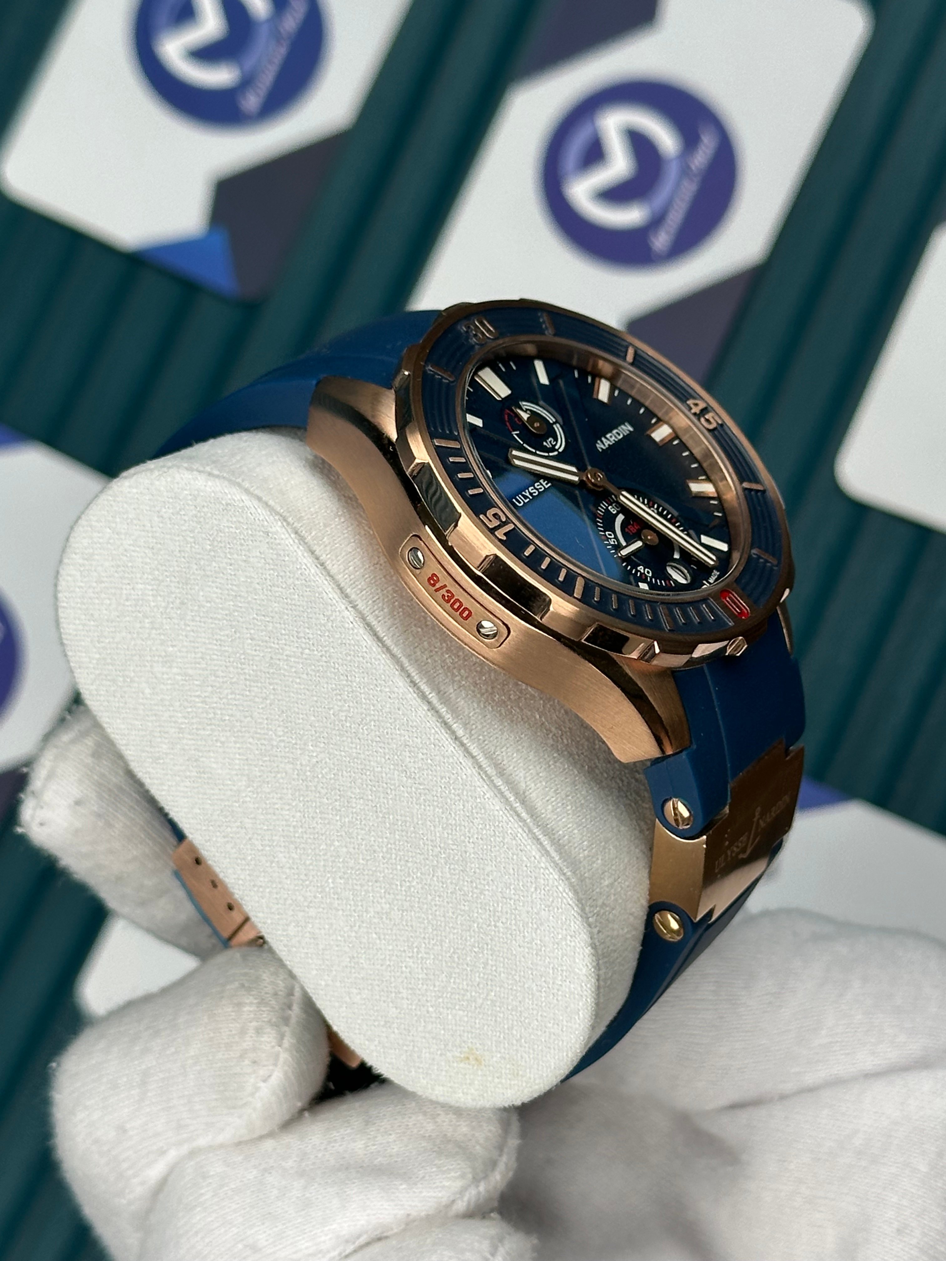 Ulysse Nardin Limited Edition Blue Cord Rose Case Chronometer Automatic
