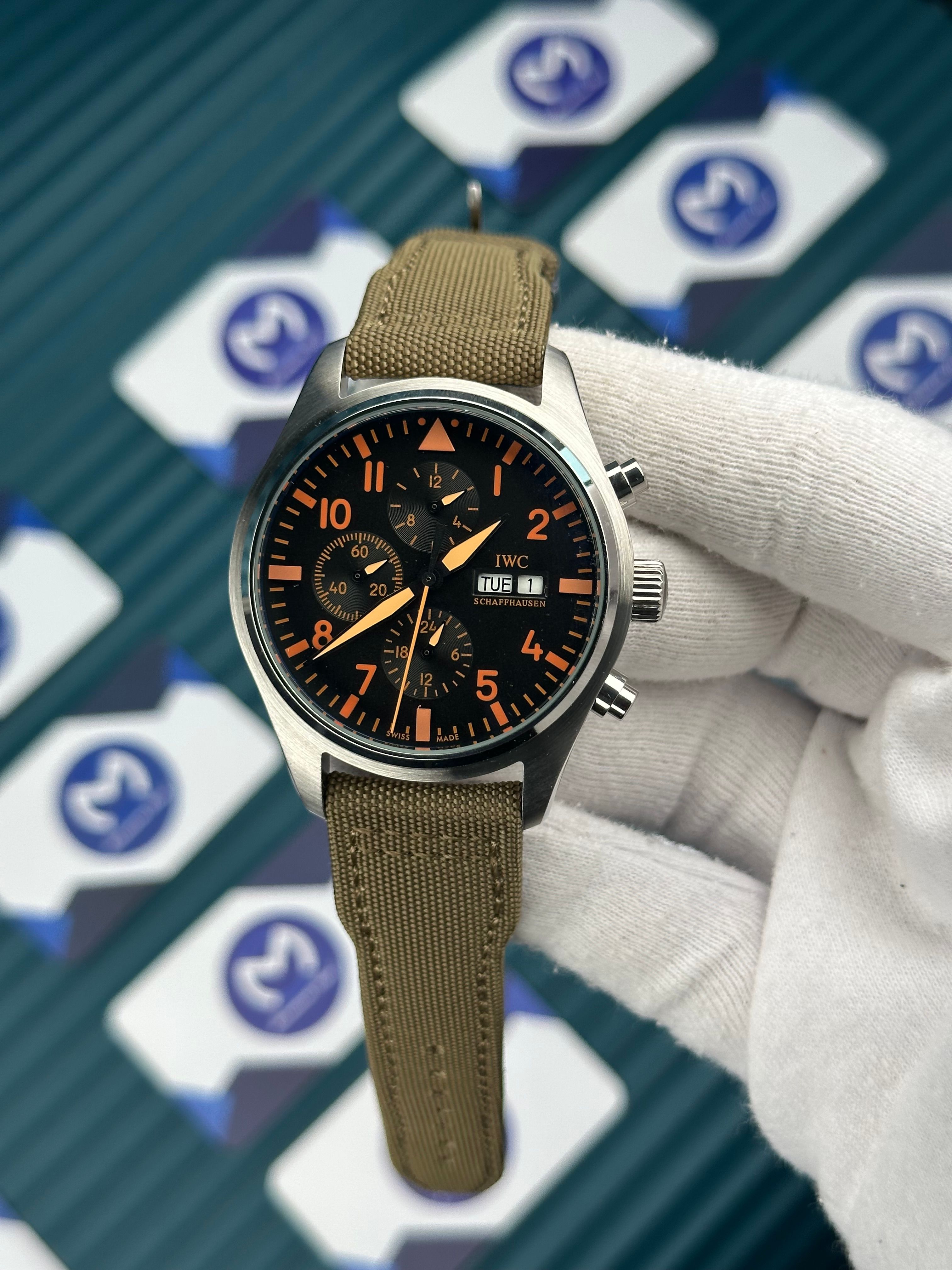 IWC BIG PILOT DOKUMA BEZ HAKİ YEŞİL