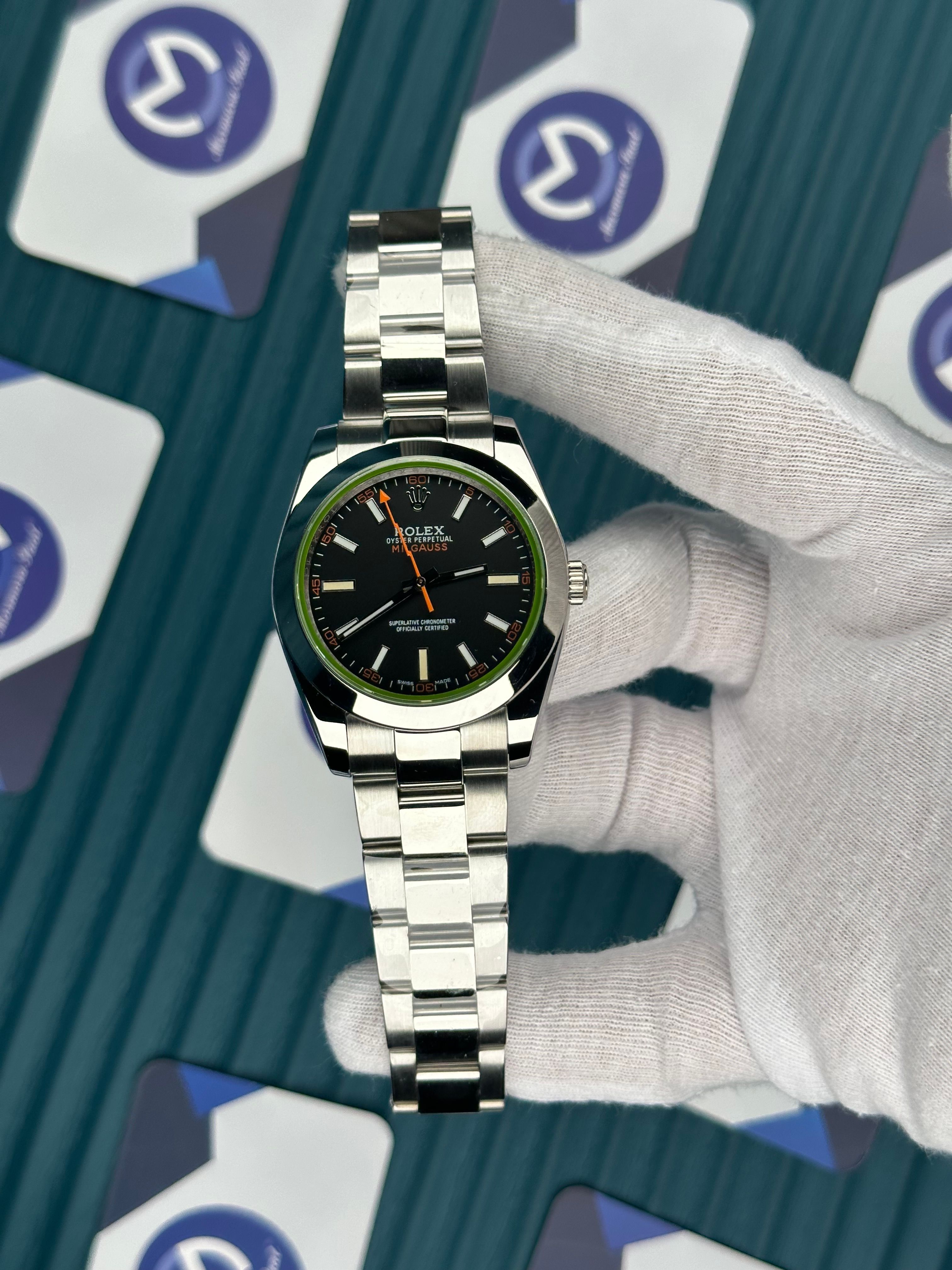ROLEX MILGAUS BLACK DIAL