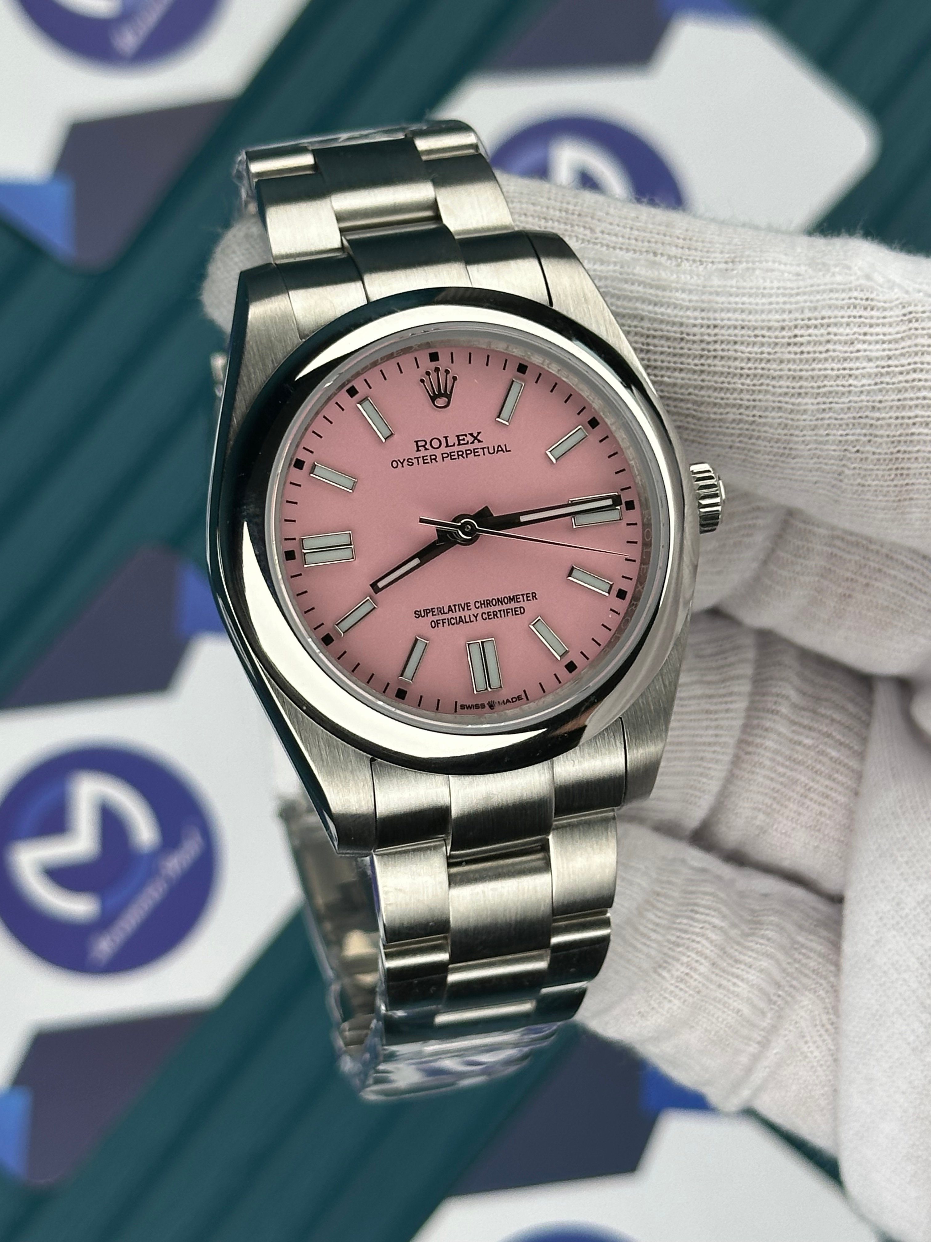 ROLEX OYSTER PERPETUAL PINK