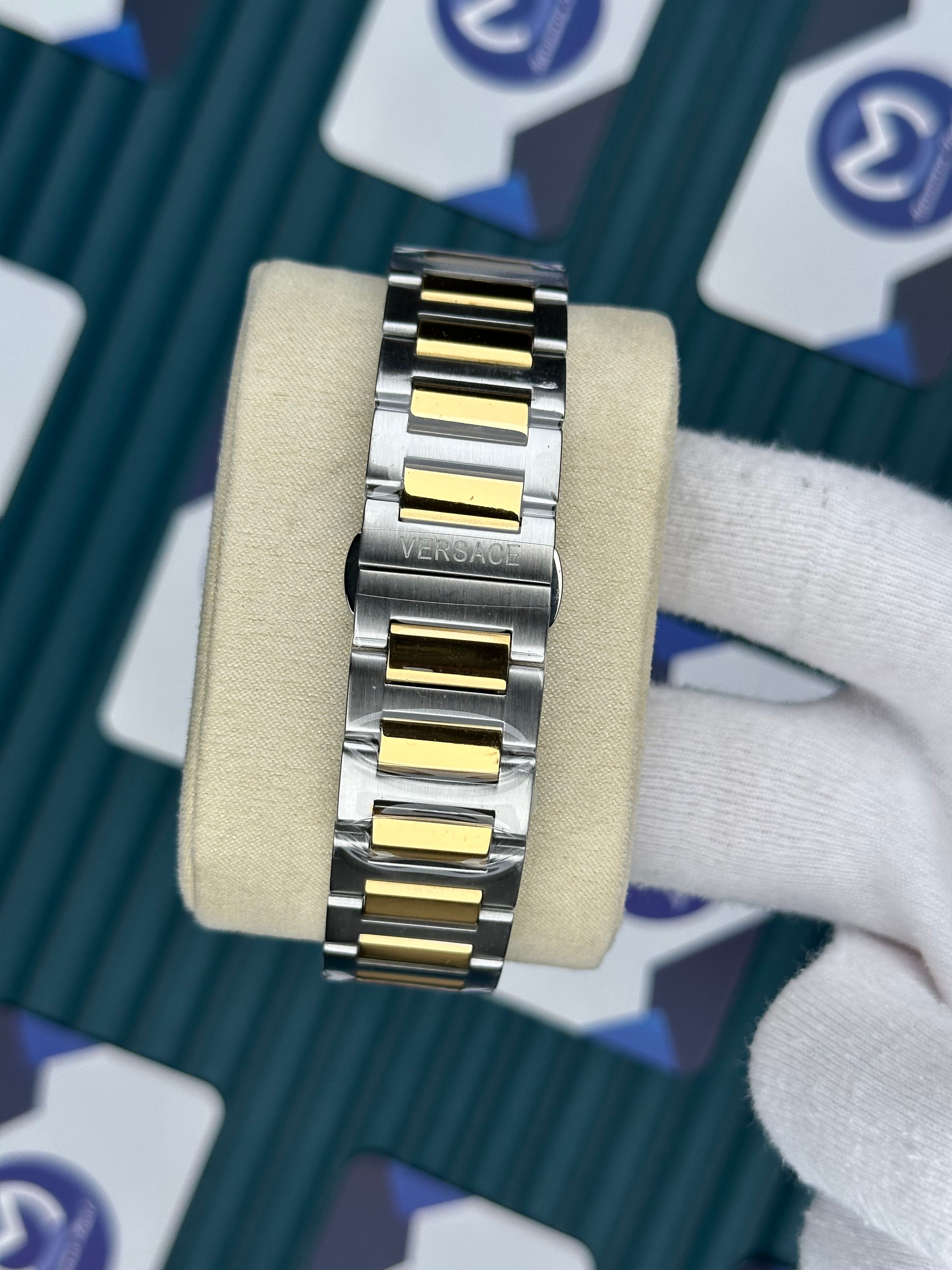 Versace Gold-Silver Yeni Nesil Fonksiyonlu Beyaz Kadran