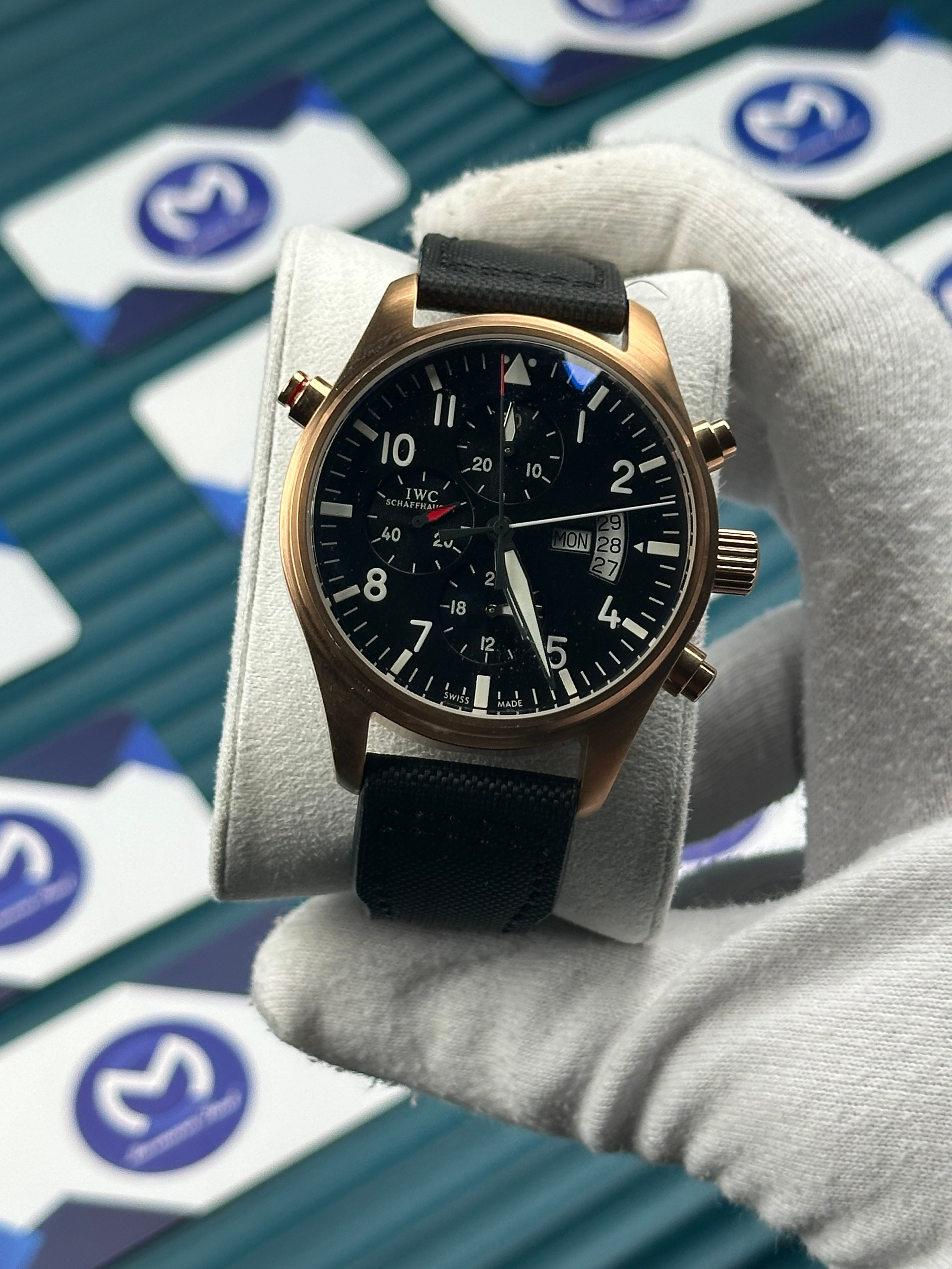 Iwc Edition Le Petit Prince Rose Case Black Dial 