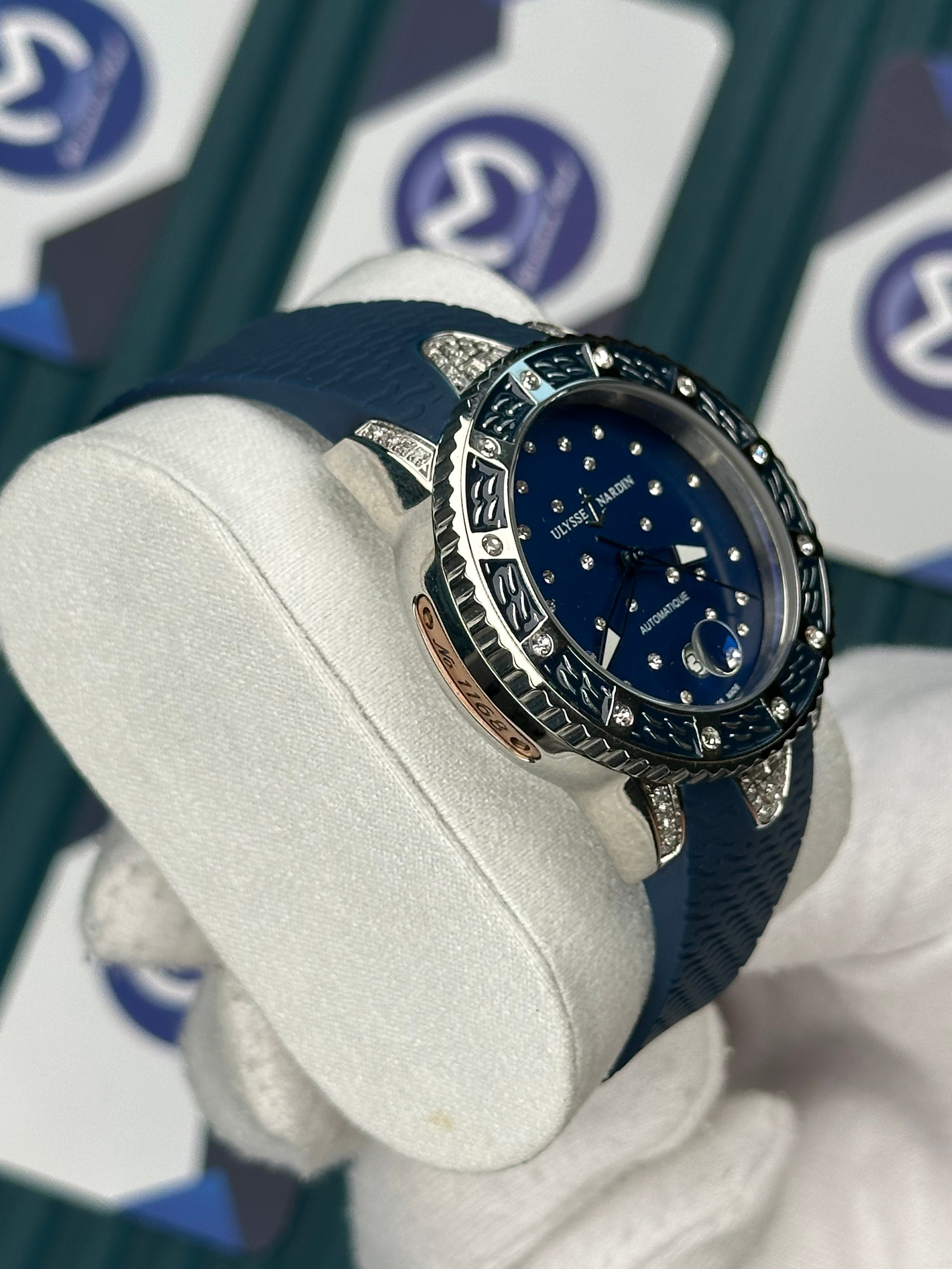 Ulysse Nardin Automatique Blue And Diamonds