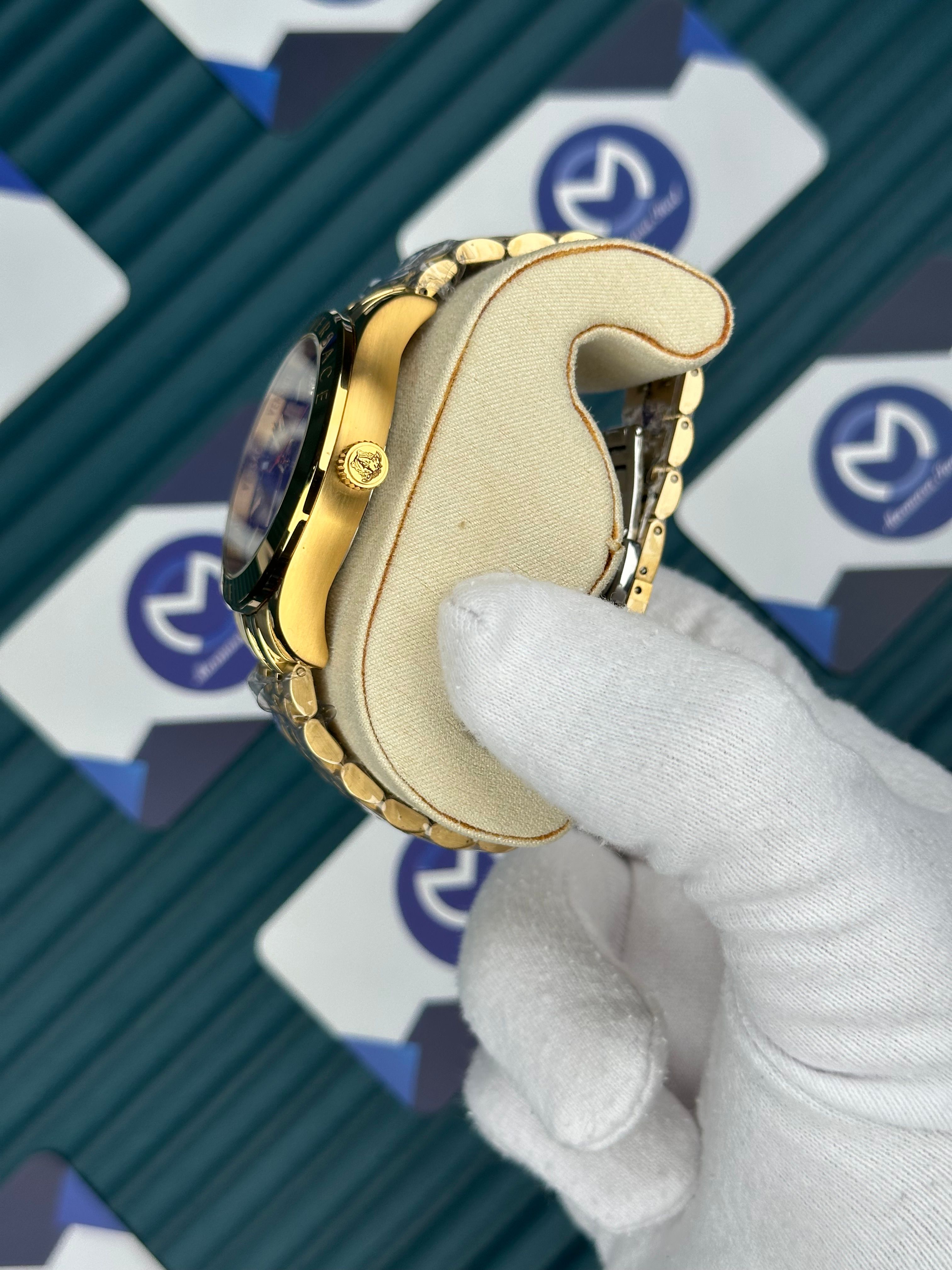 Versace Gold Jübile Yeşil Kadran
