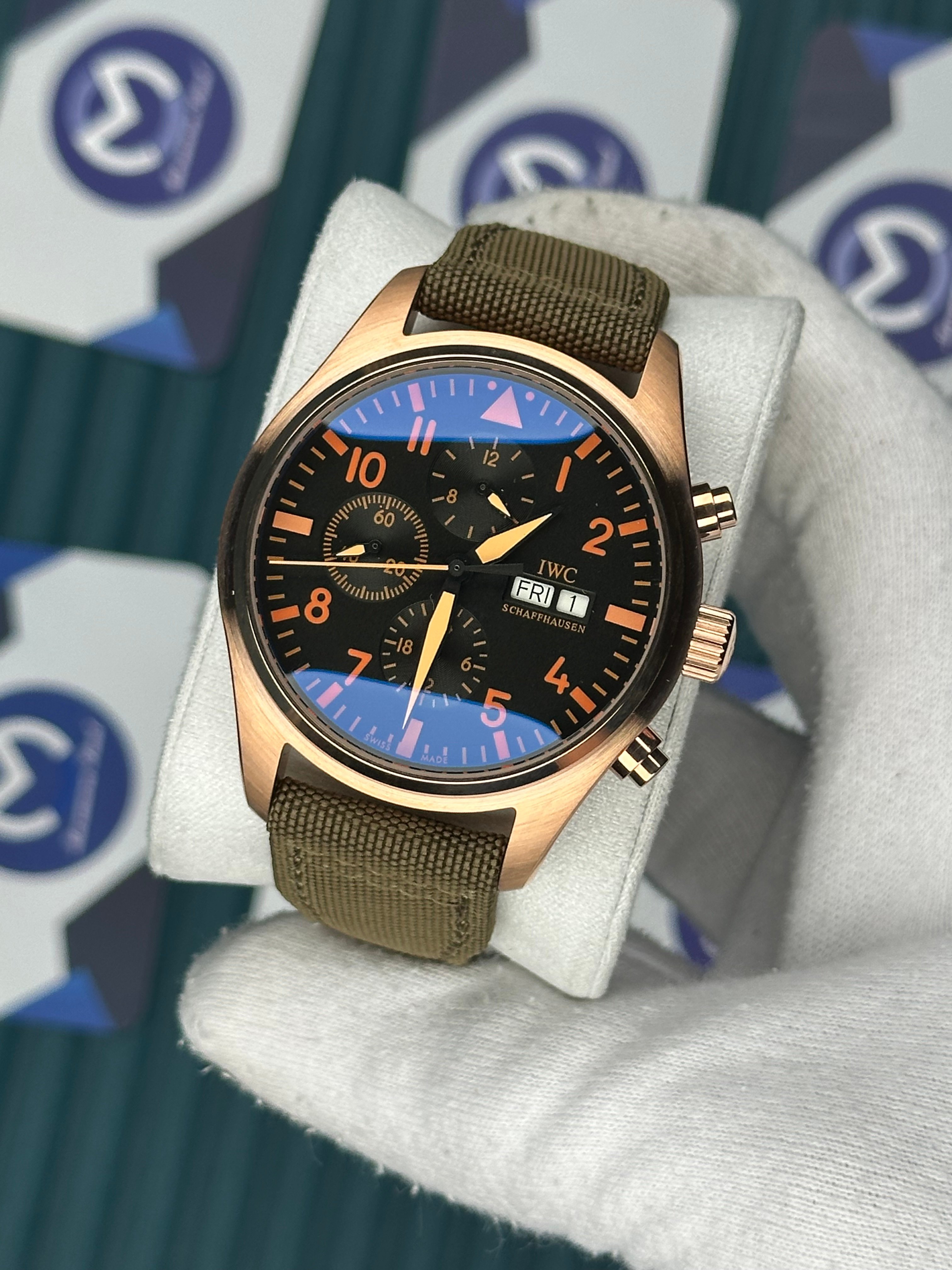 IWC Big Pilot Bej Chronometer Black Dial 