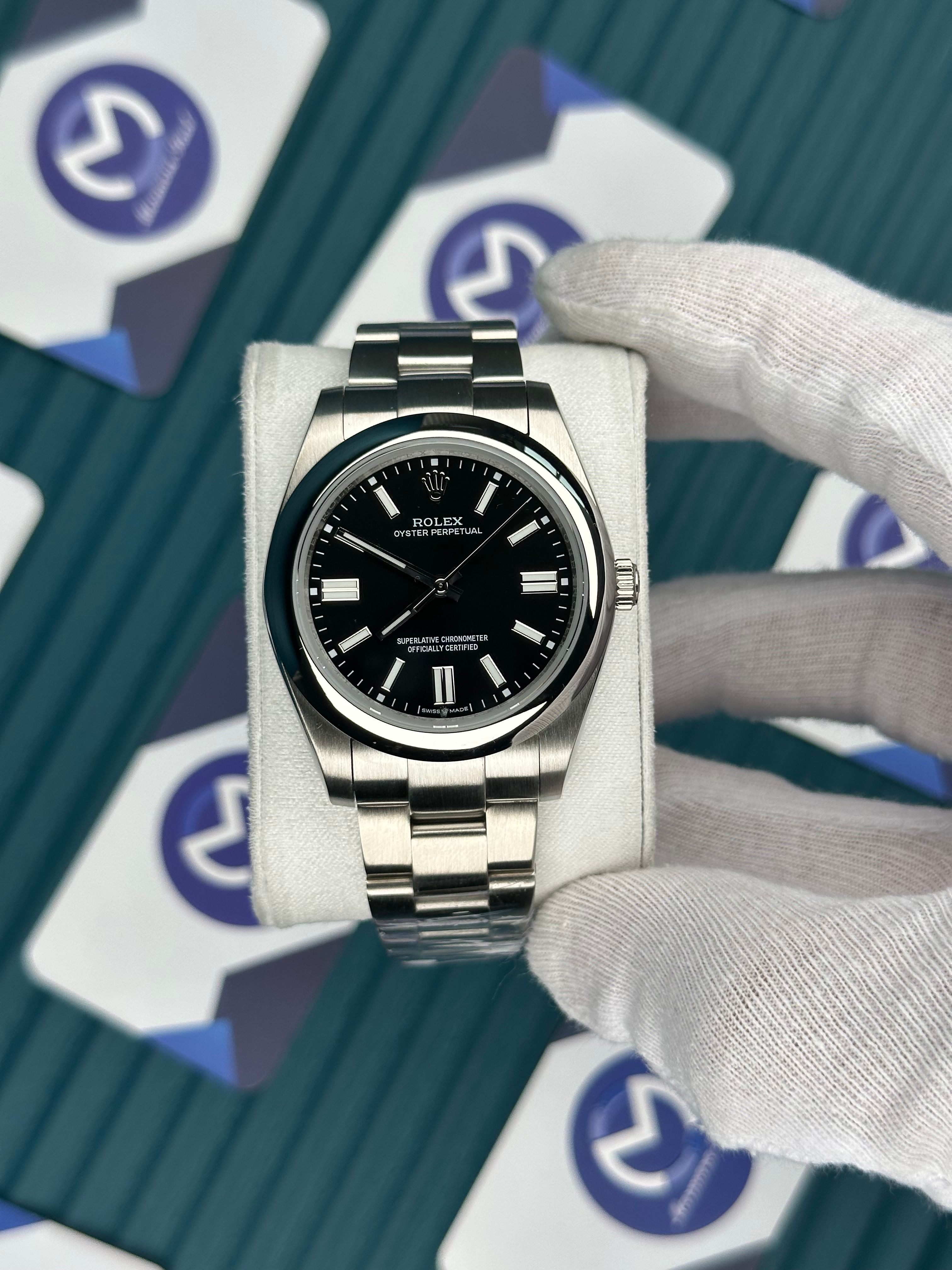 ROLEX OYSTER PERPETUAL BLACK