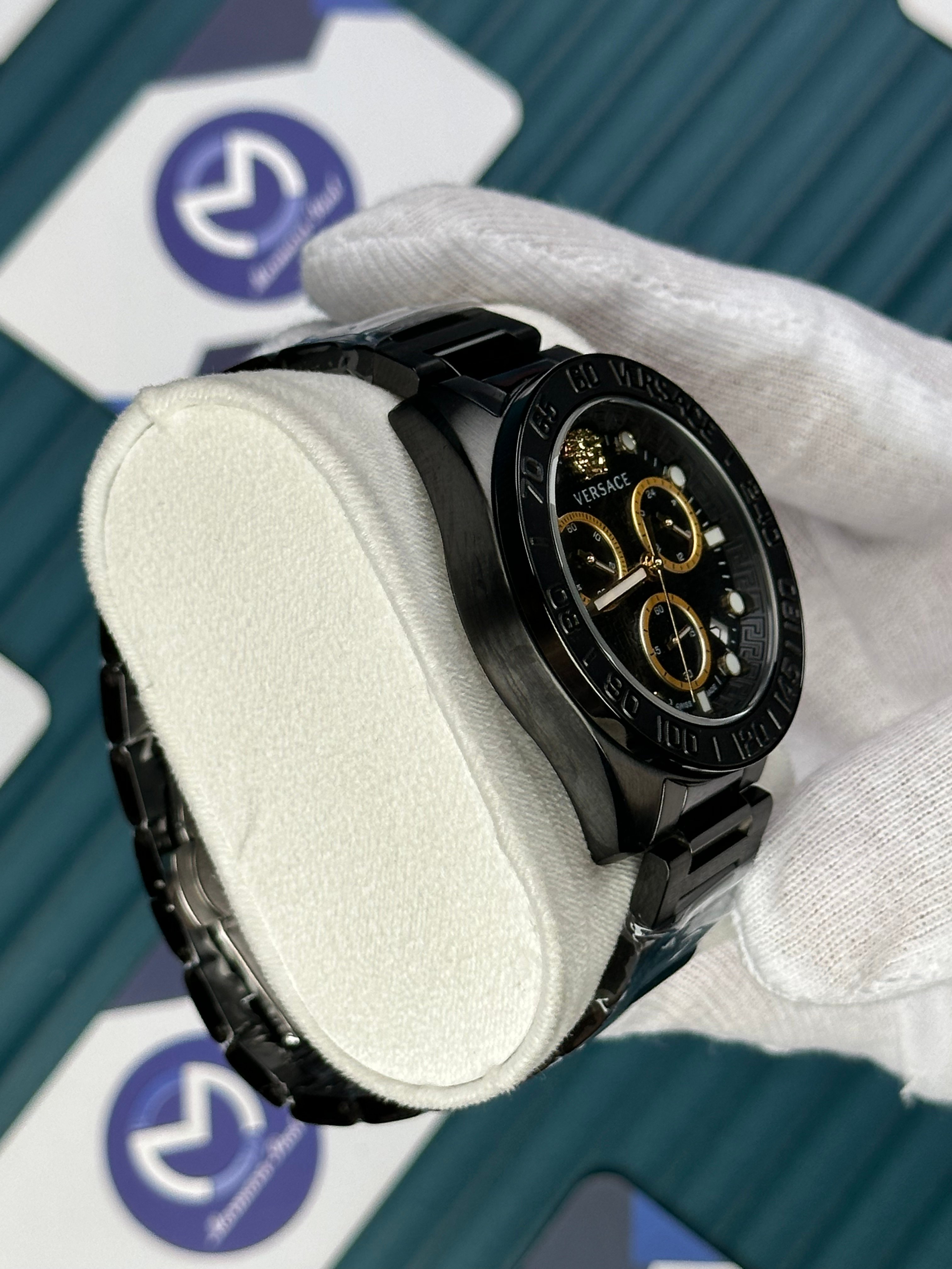 VERSACE FULL BLACK GOLD DETAILS NEW SEASON