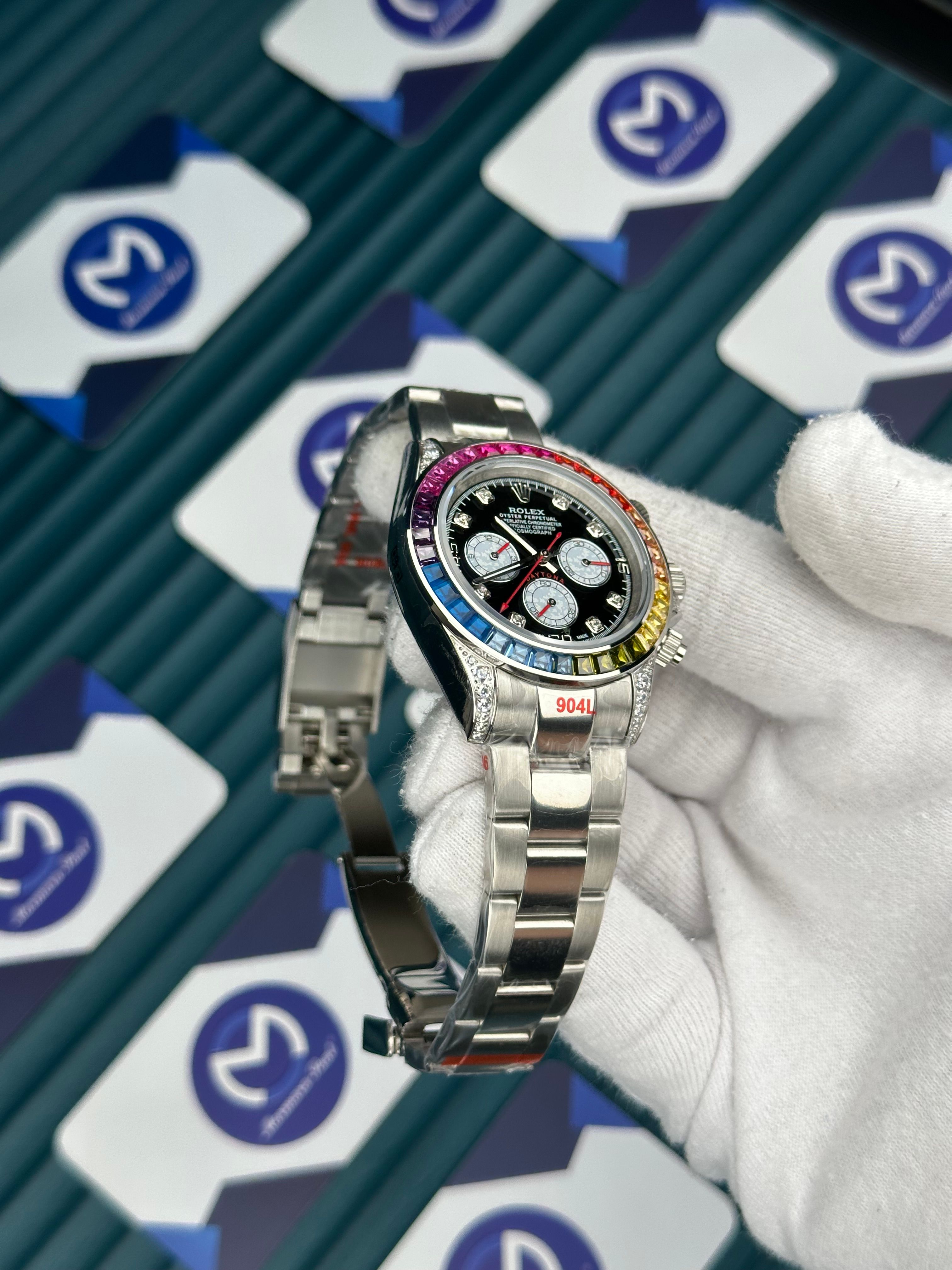 Rolex Rainbow Silver 