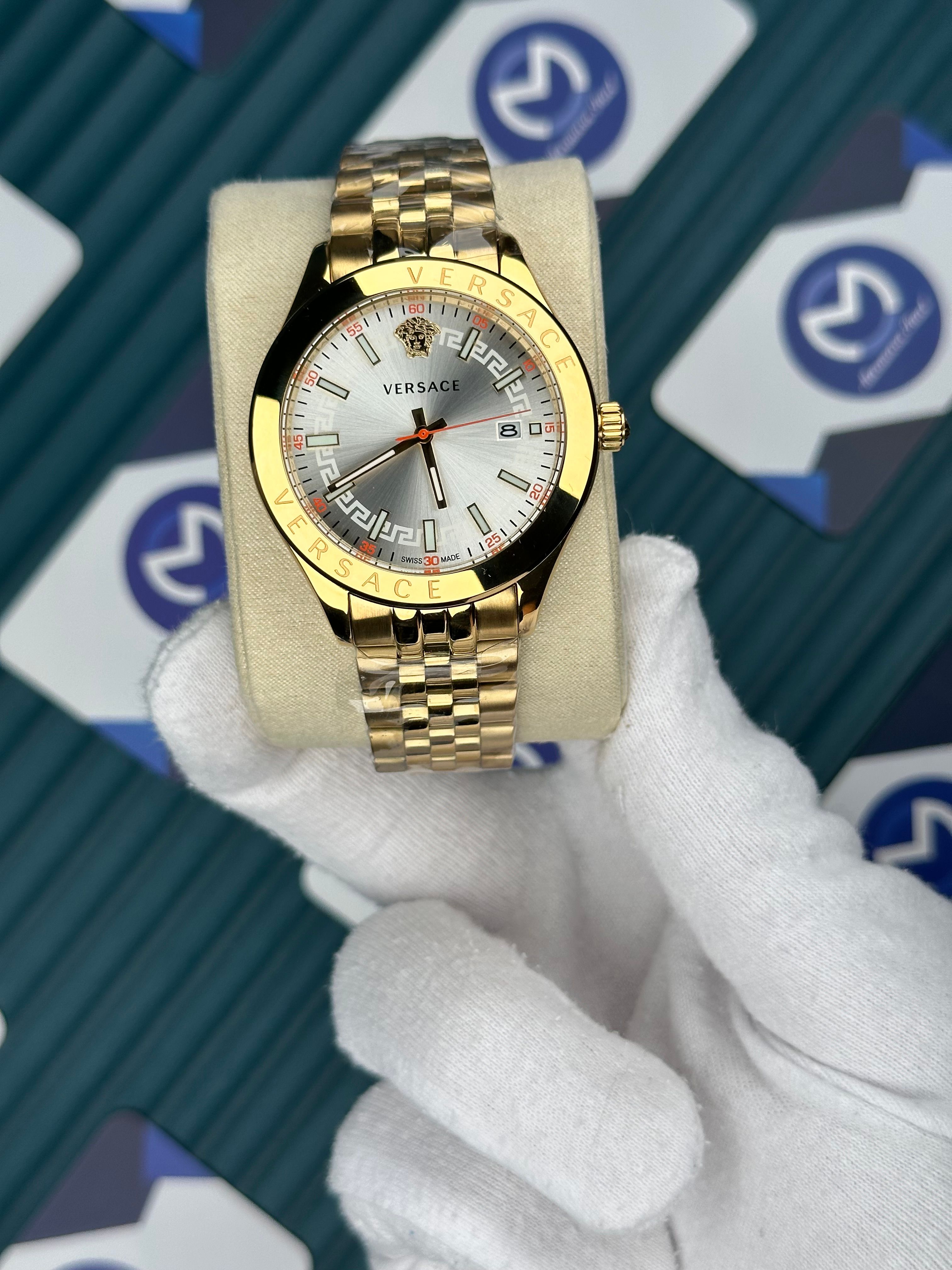 Versace Gold Jübile Beyaz Kadran 
