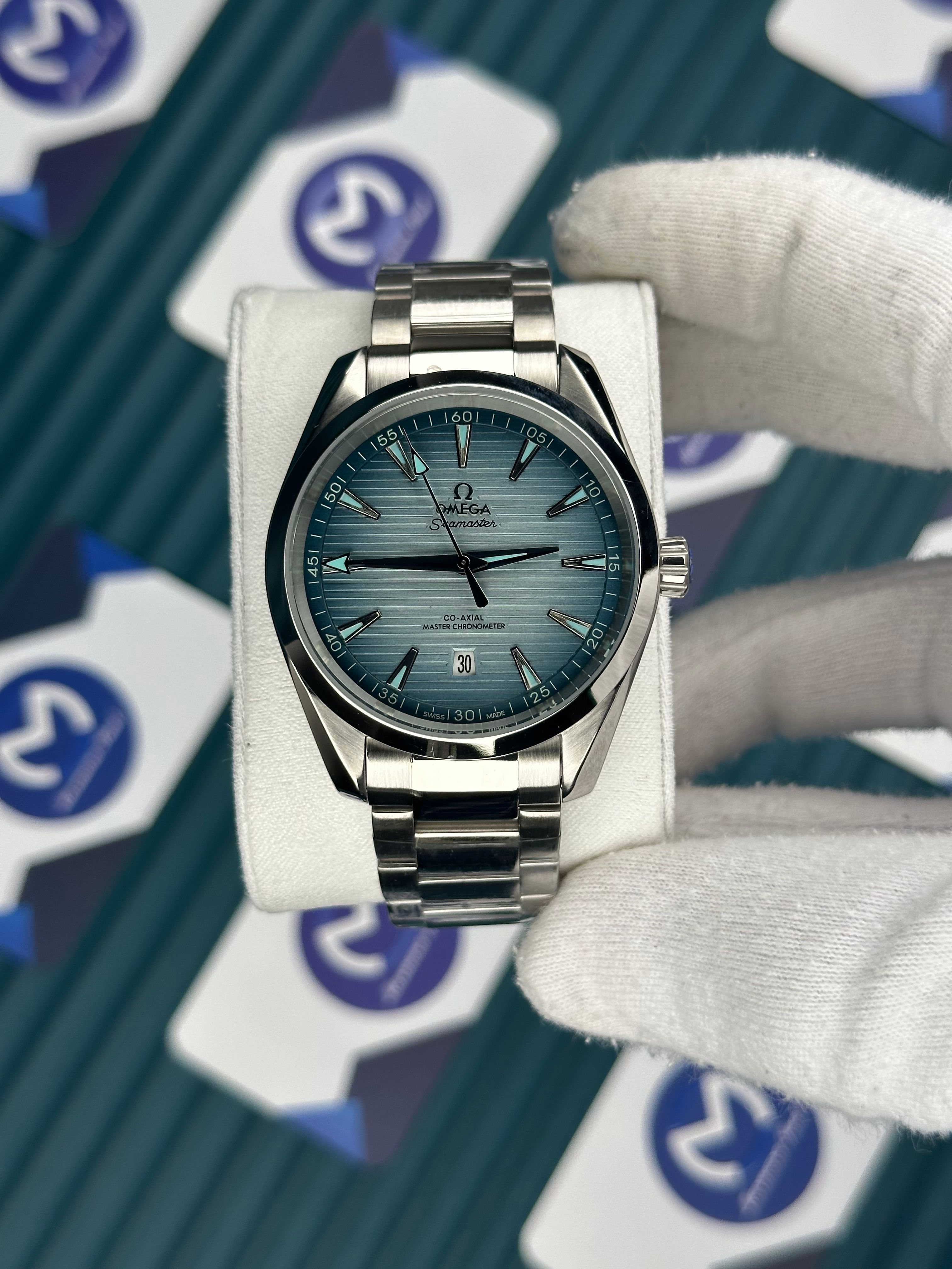 Omega Seamaster Aqua Terra Otomatik Yeni Mavi Kadran