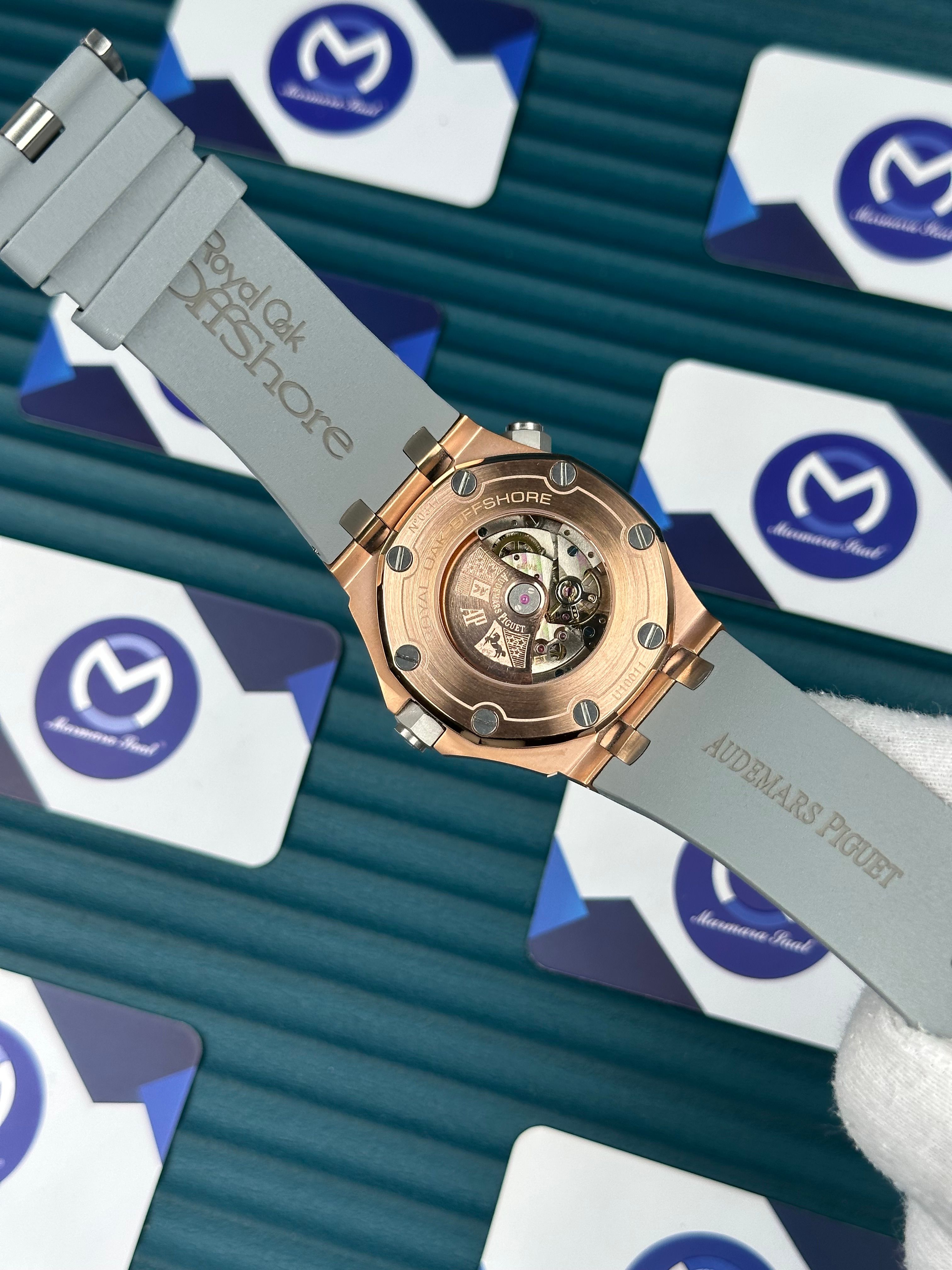 Audemars Piguet Royal Oak Offshore Diver Gri Kordon Rose Kasa Automatic