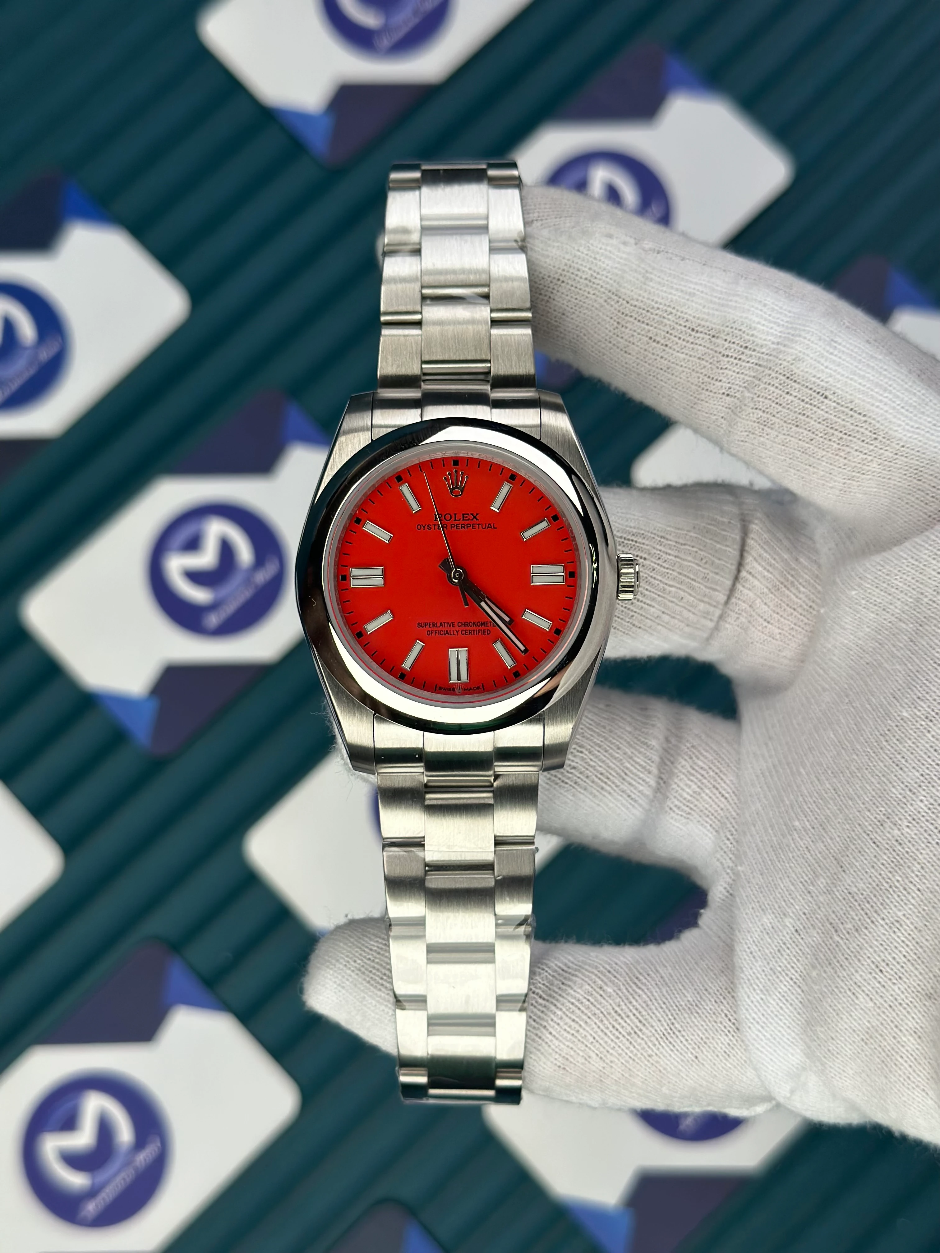 ROLEX OYSTER PERPETUAL RED