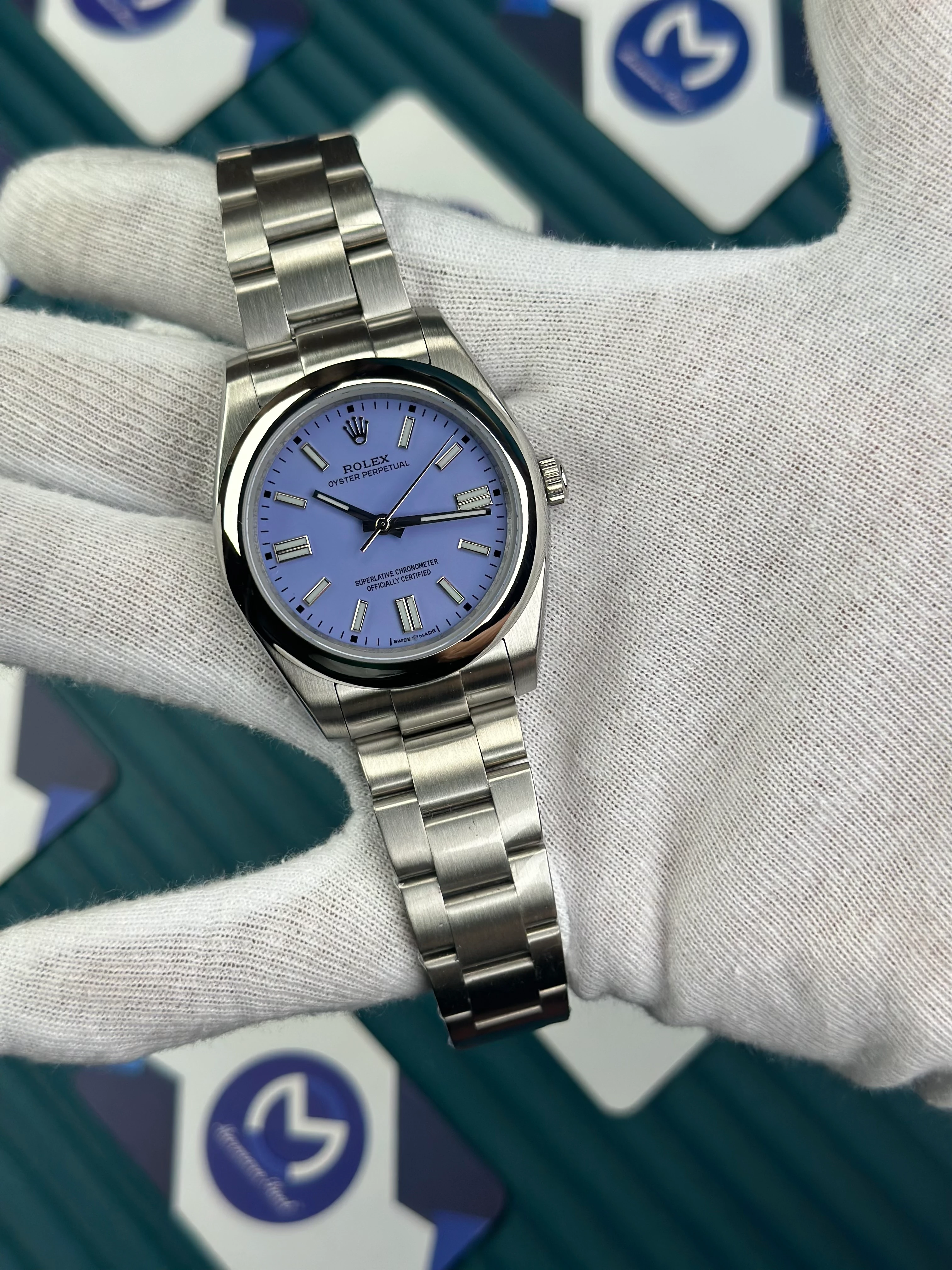 ROLEX OYSTER PERPETUAL PURPLE 