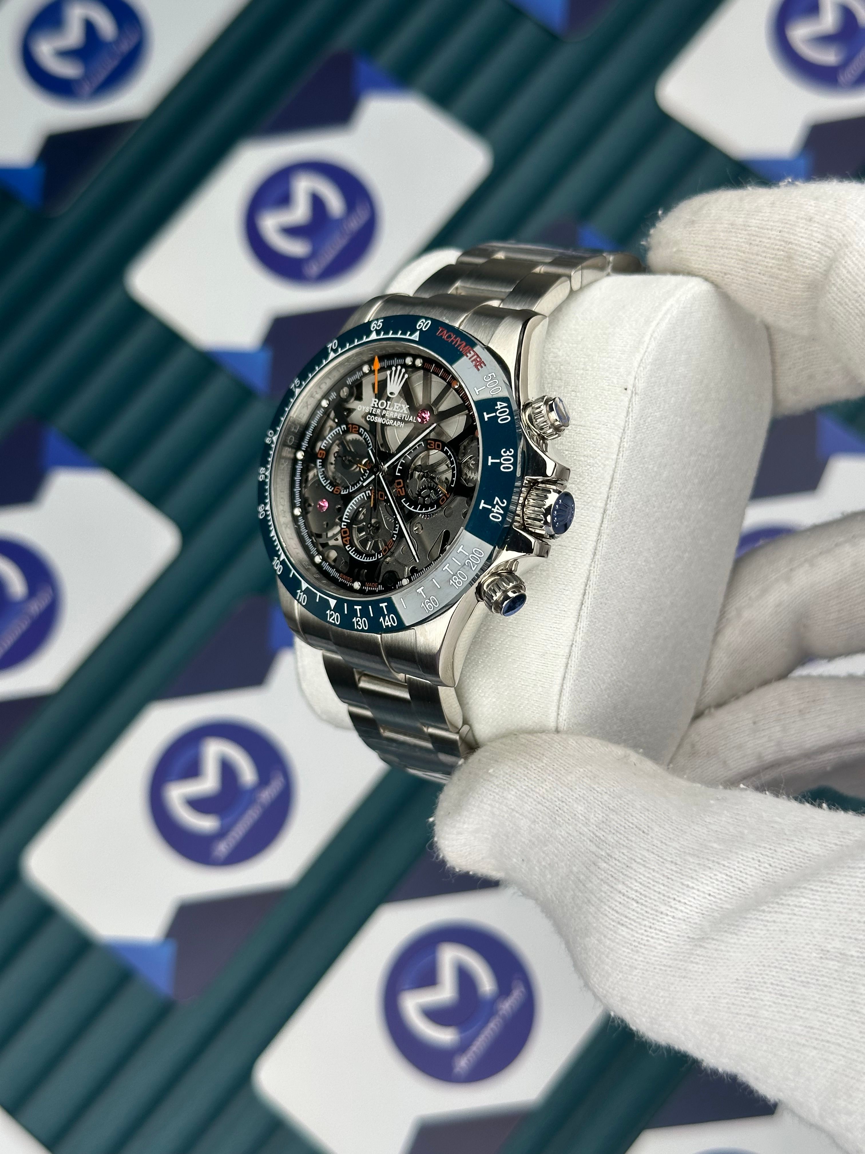 Rolex Daytona Juan Pablo Montoya Artisans De Geneve Mavi Bezel